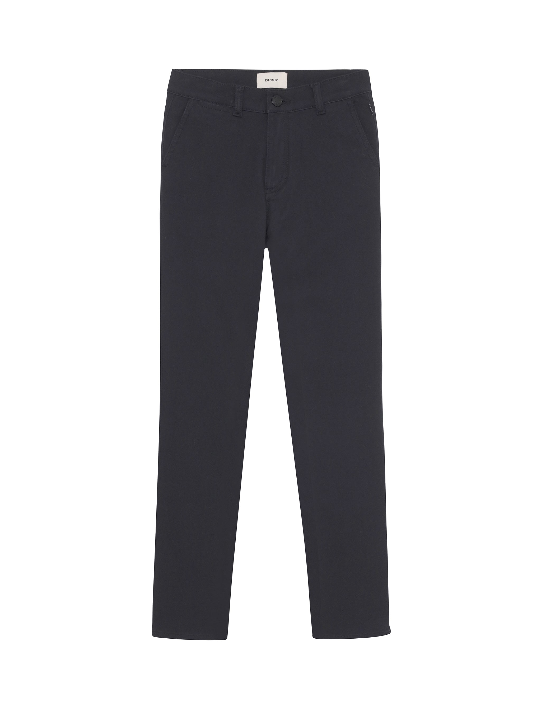Black pants on a white background