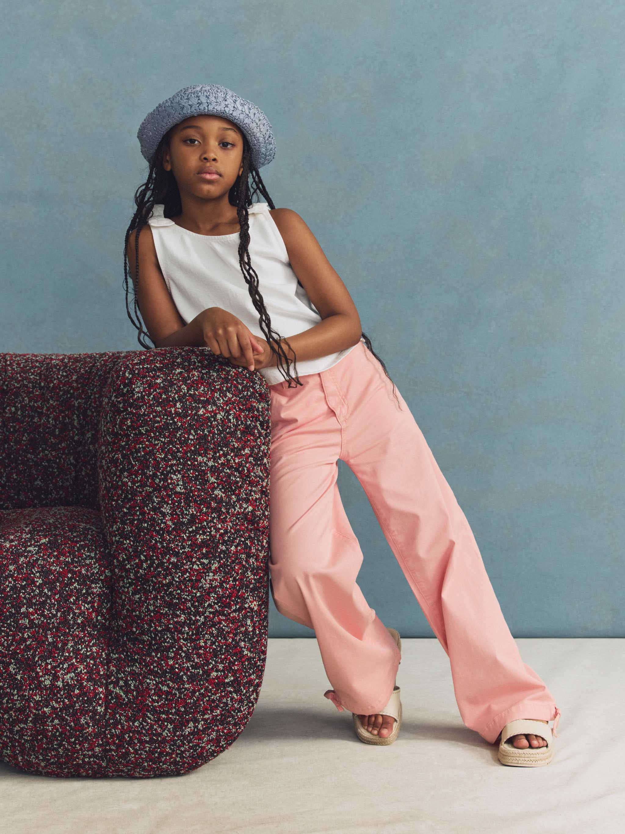 Lily Wide Leg Jogger | Pink Orchid | DL1961 Premium Denim