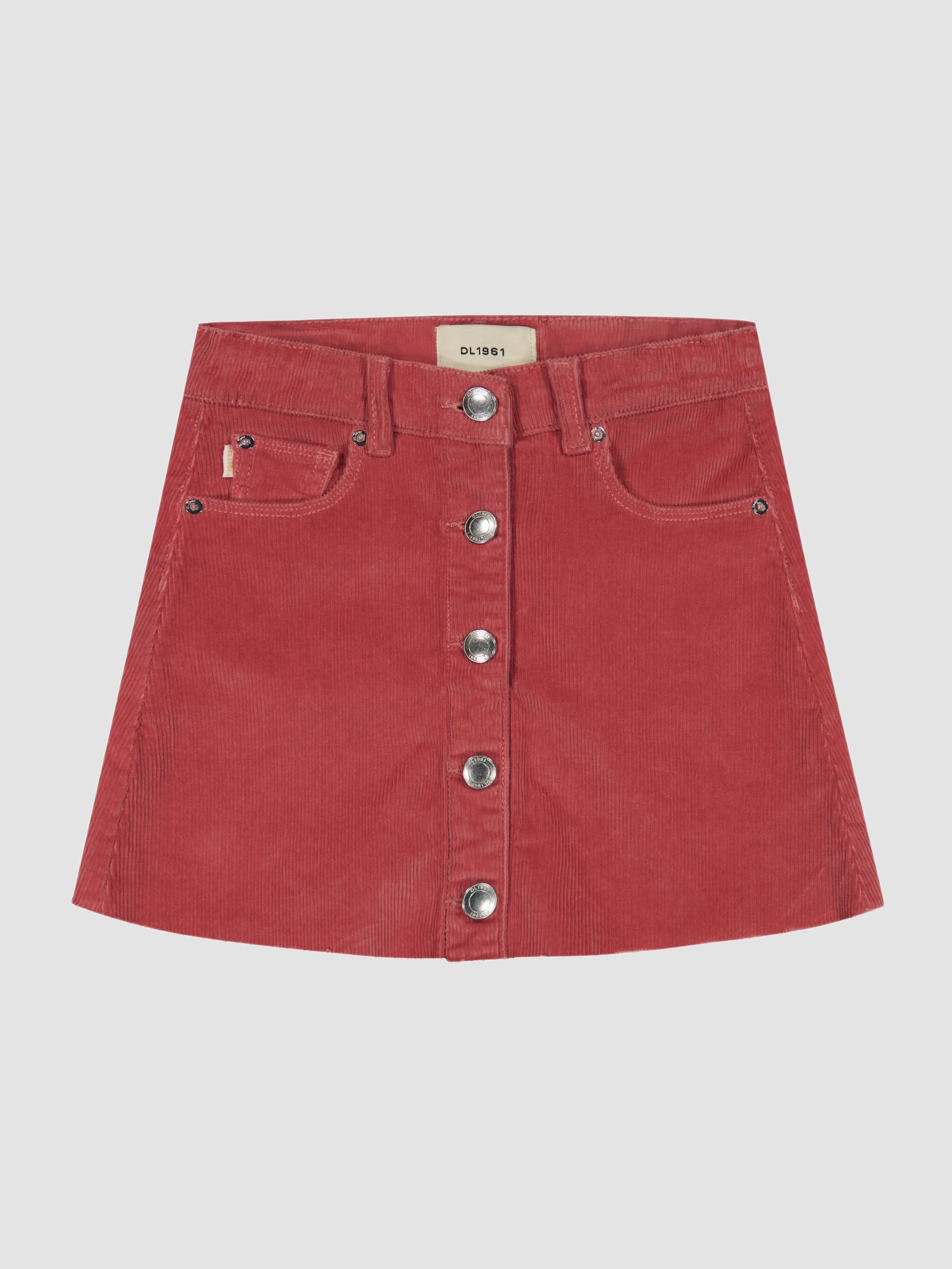 Jenny Mini Skirt | Deep Blush Corduroy