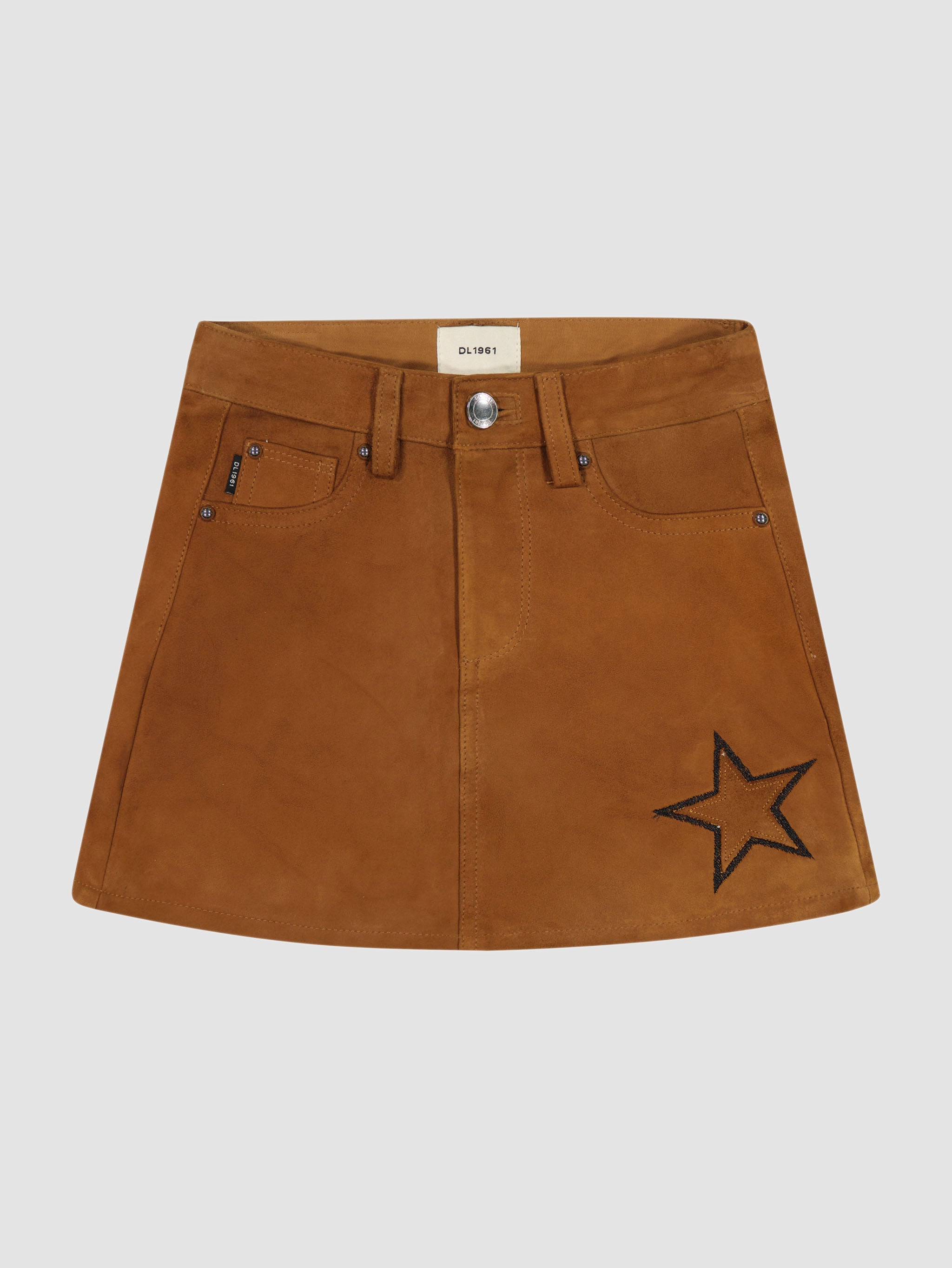 Jenny Mini Skirt | Star Suede