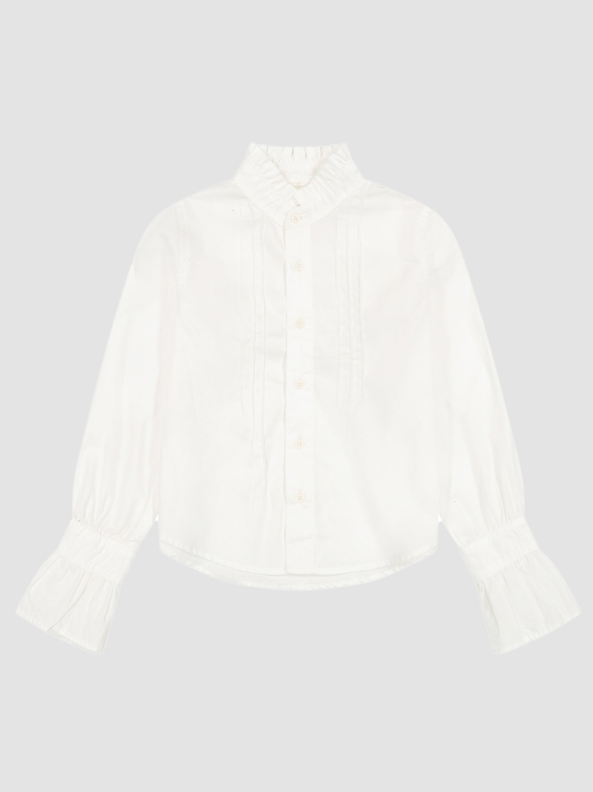 Simona Top | White Poplin