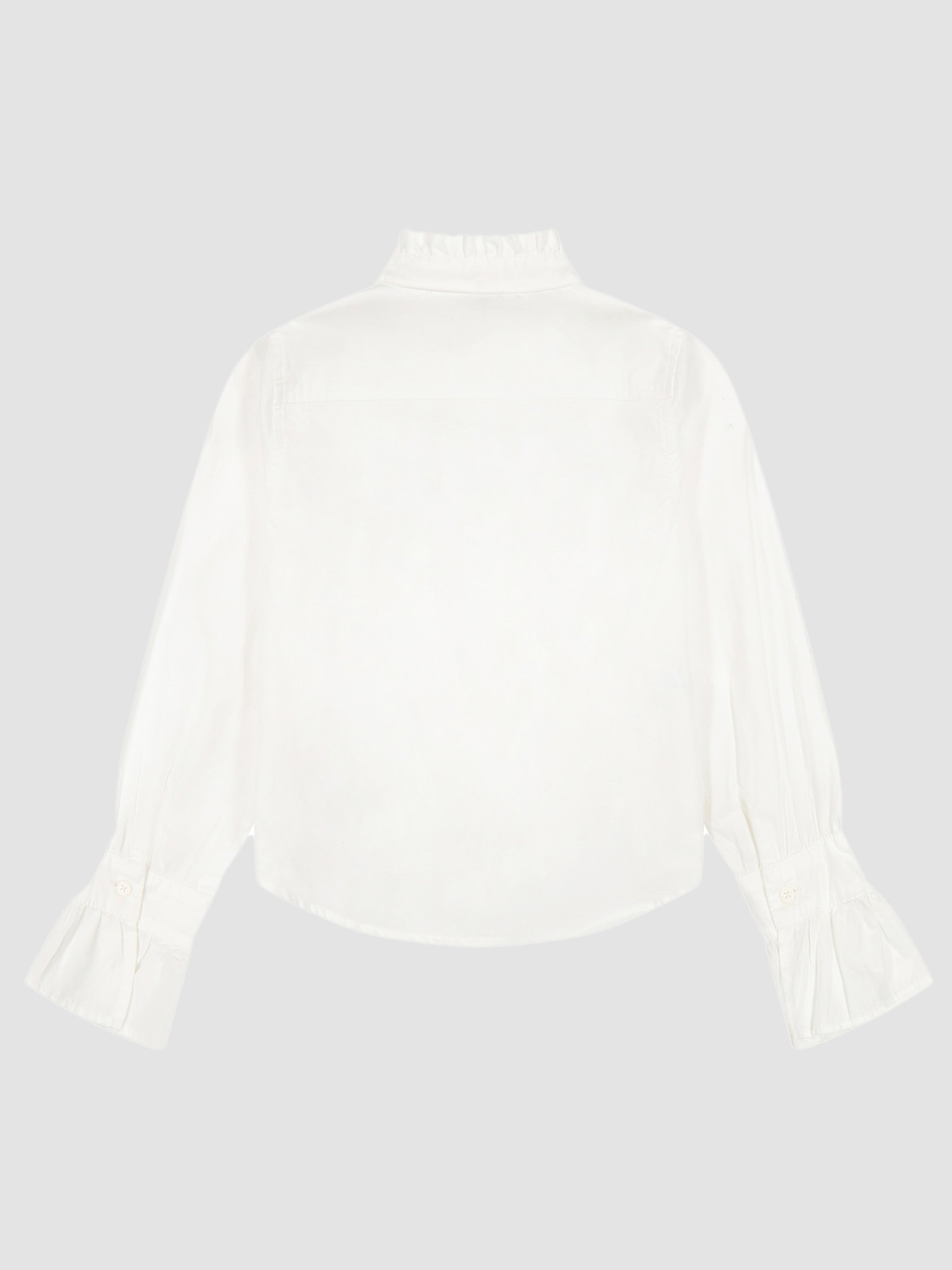 Simona Top | White Poplin