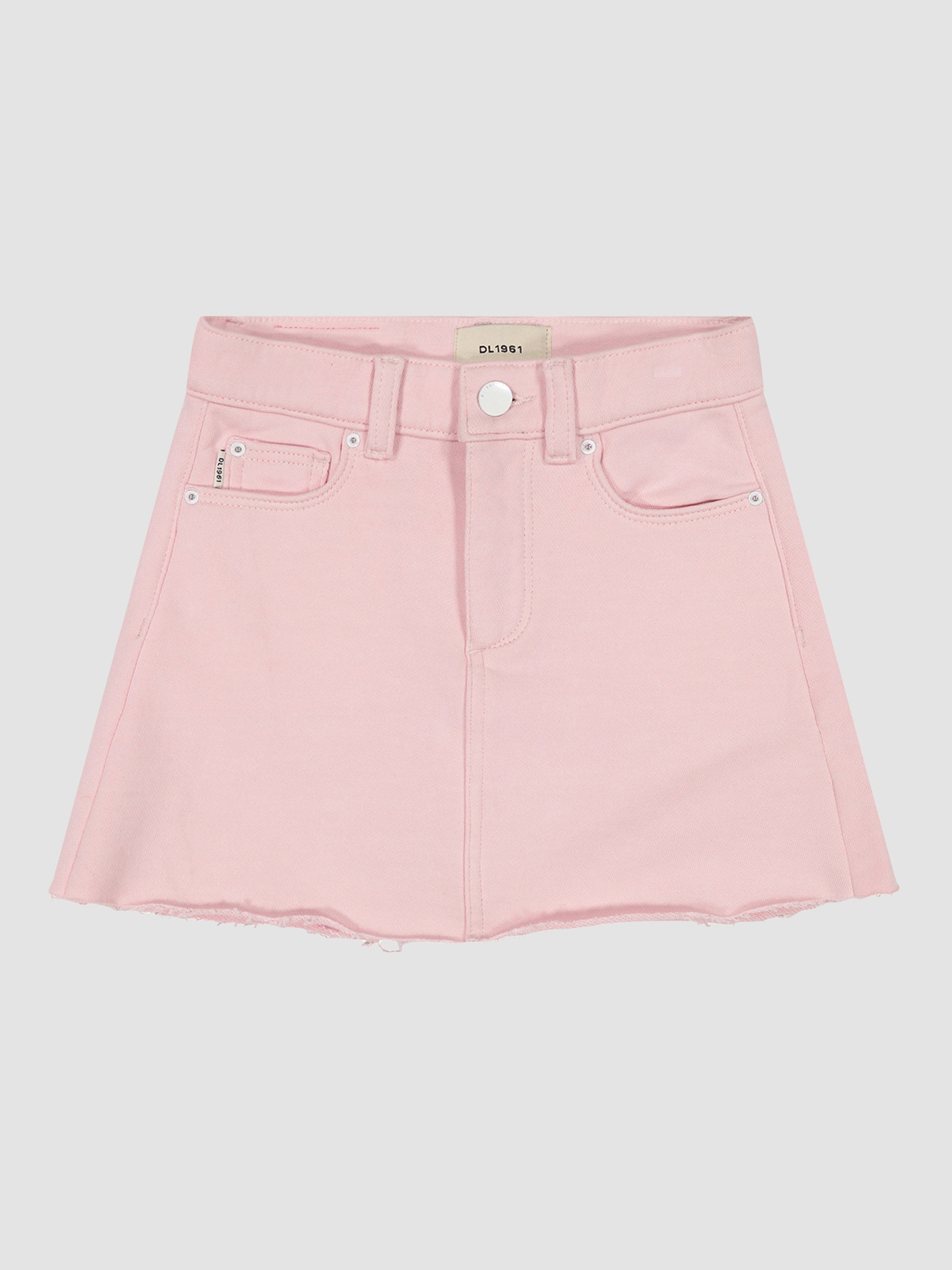 Girl's Pink Denim Skirt