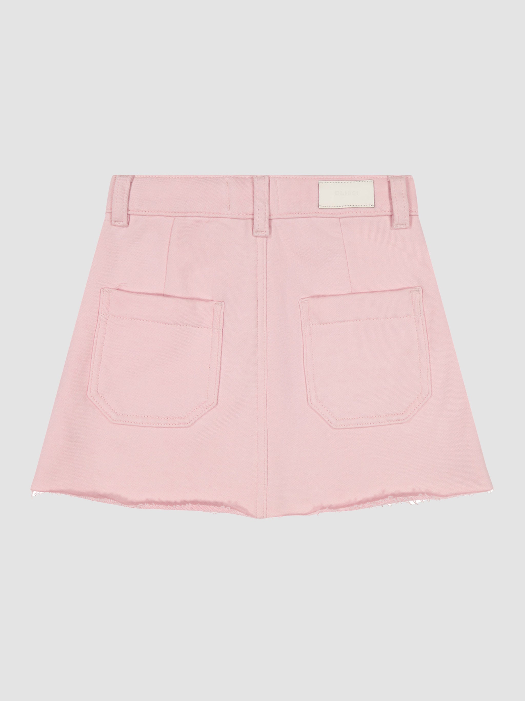 Girl's Pink Denim Skirt