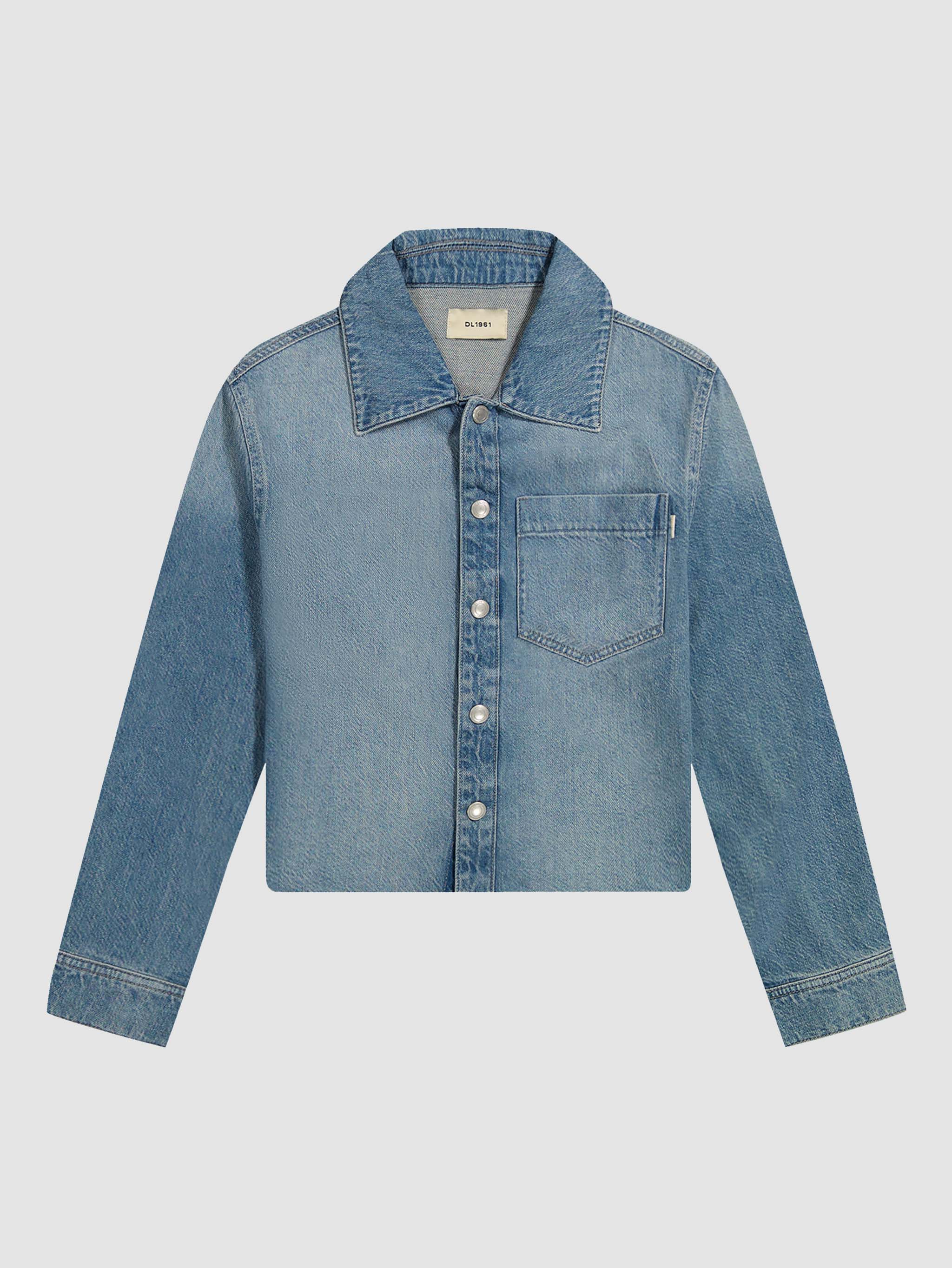 Girl's Blue Denim Shirt