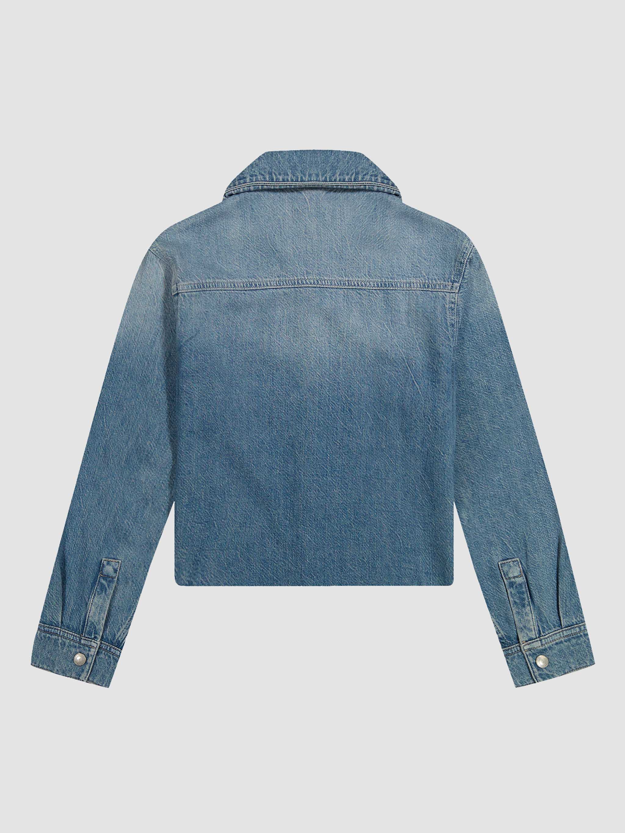 Girl's Blue Denim Shirt