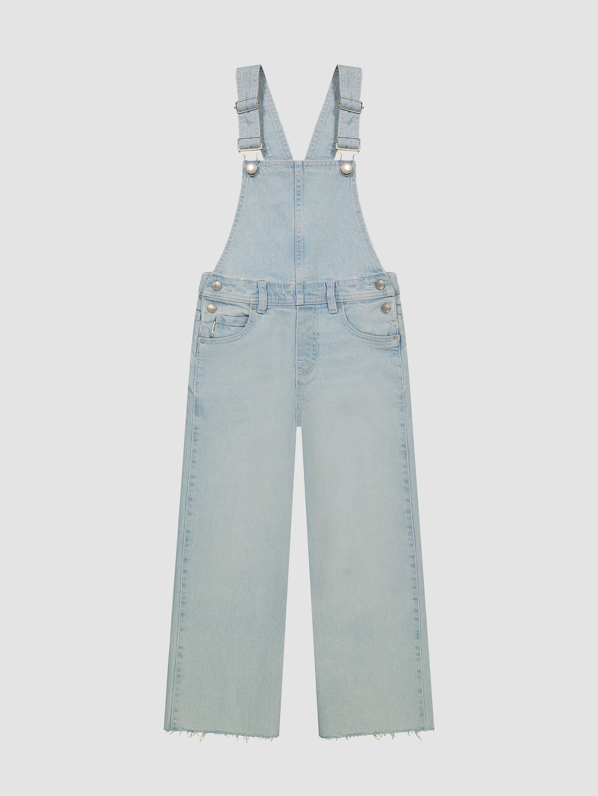 Girl's Blue Denim Overalls