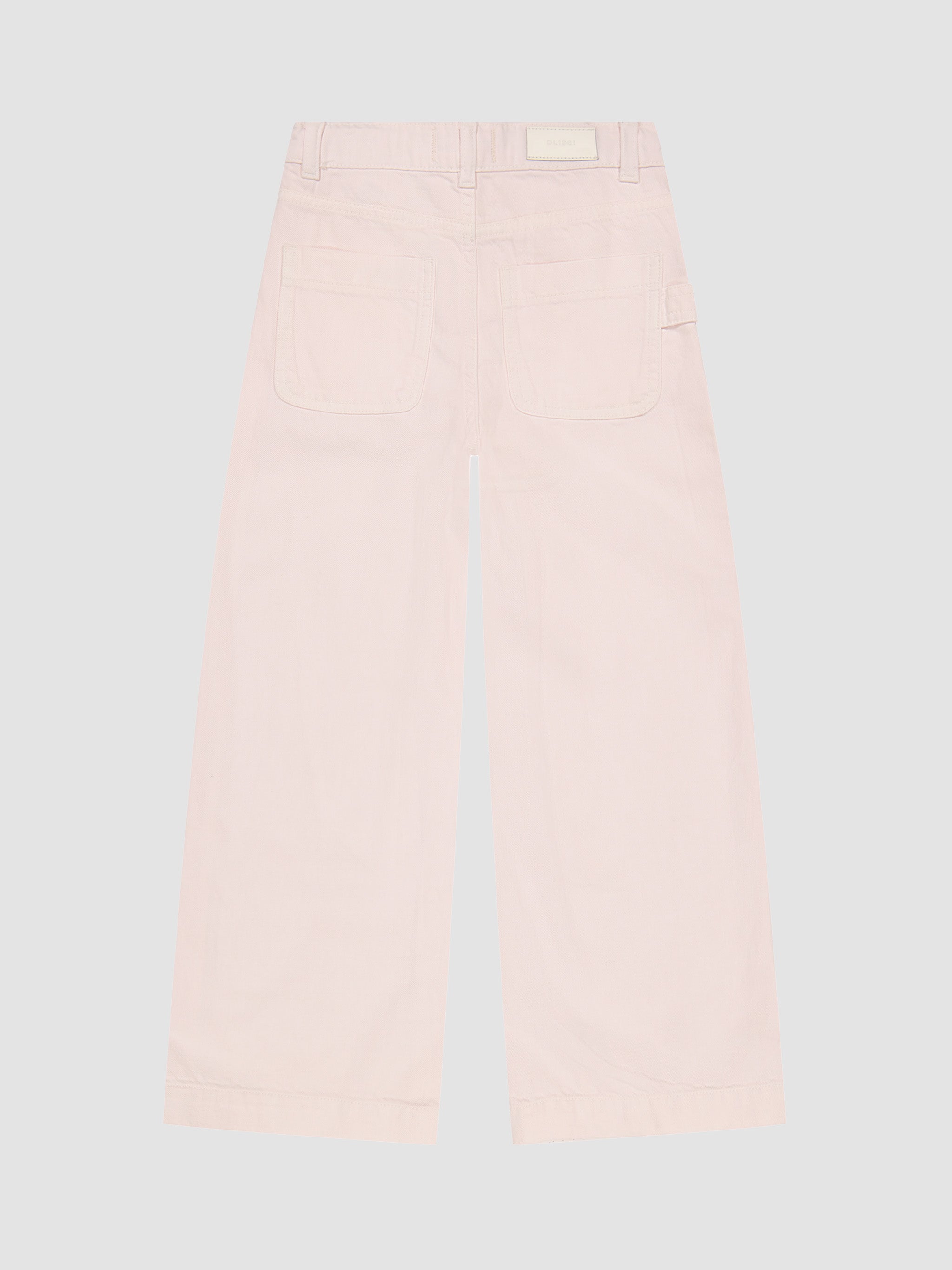 Girl's Pink Wide Leg Jeans