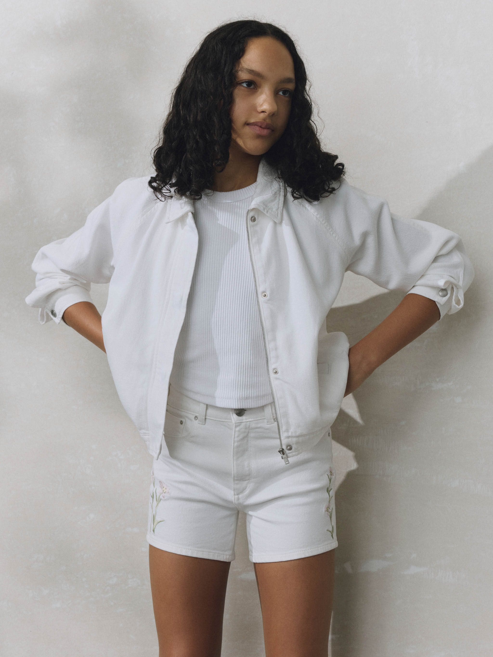 Lucy Resort Short | White Blossom