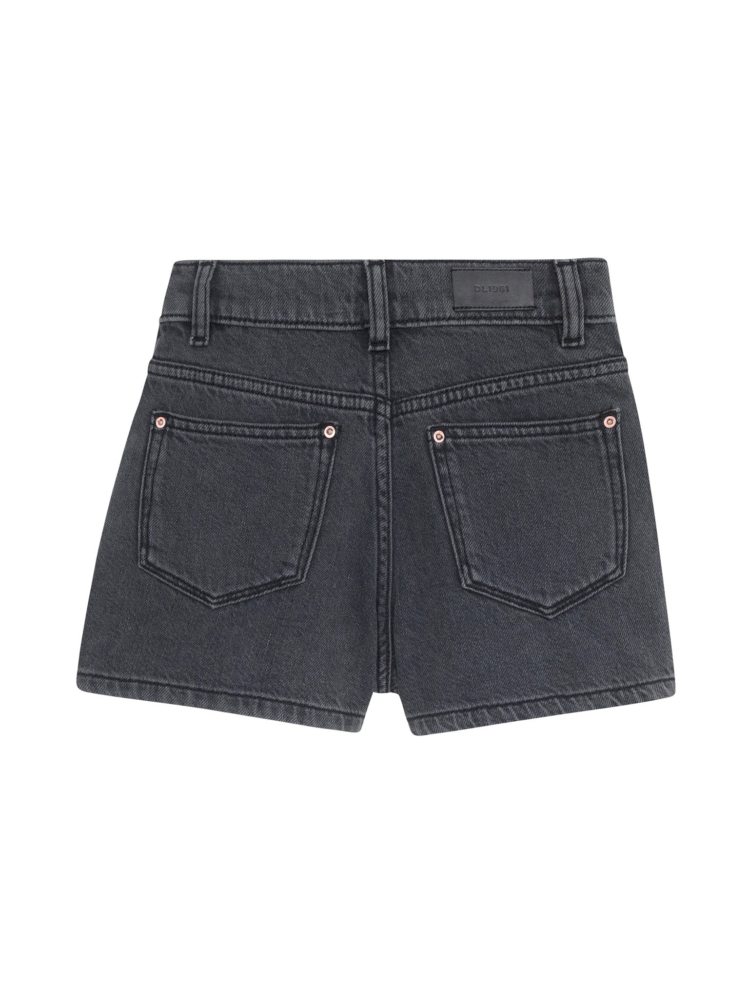 DL1961 Kids girls' Lola skirt in Nightspell, ghost product image, back view