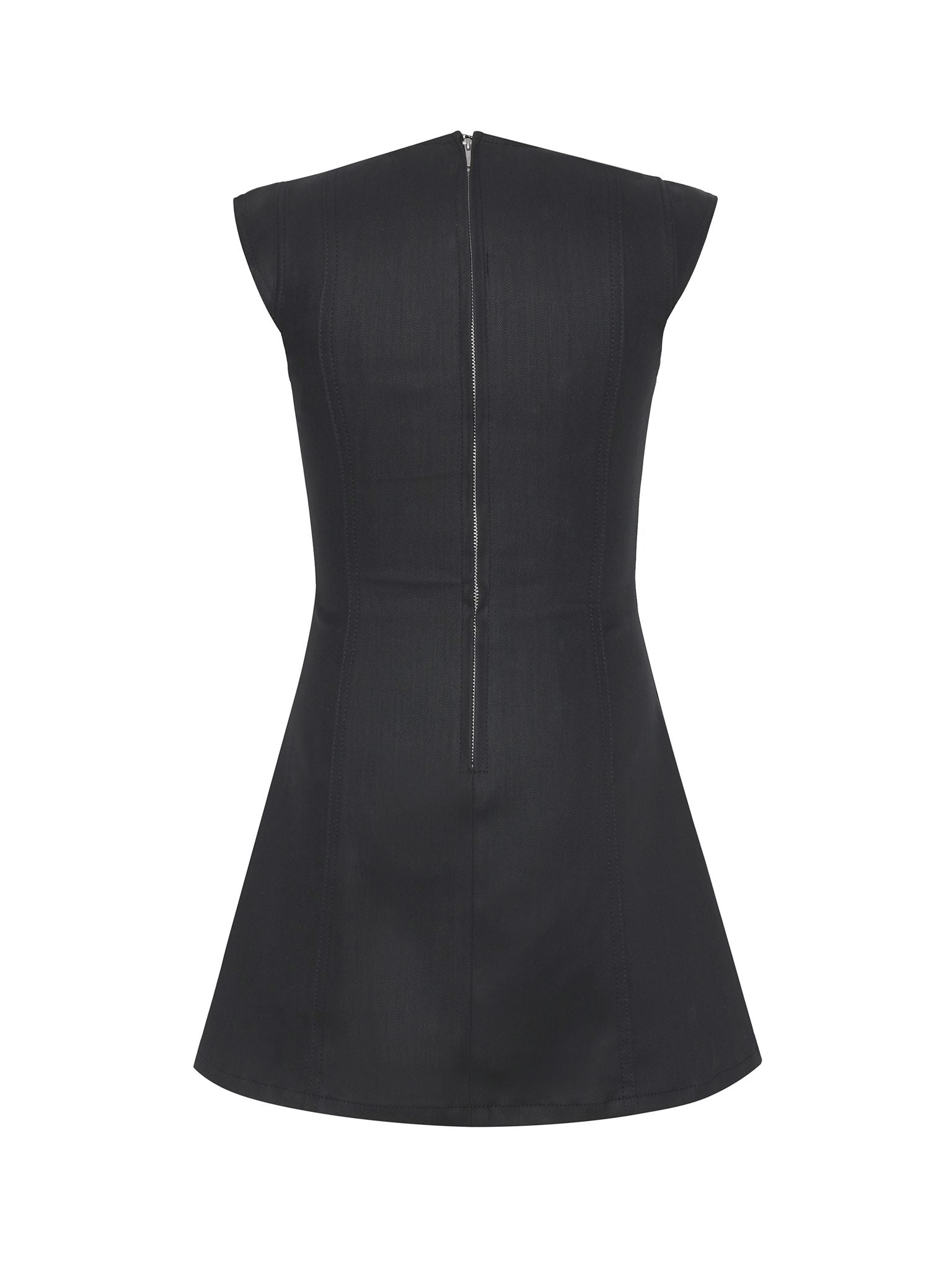 DL1961 Kids girls' Bety cap sleeve dress in Nightspell, ghost product image, back view