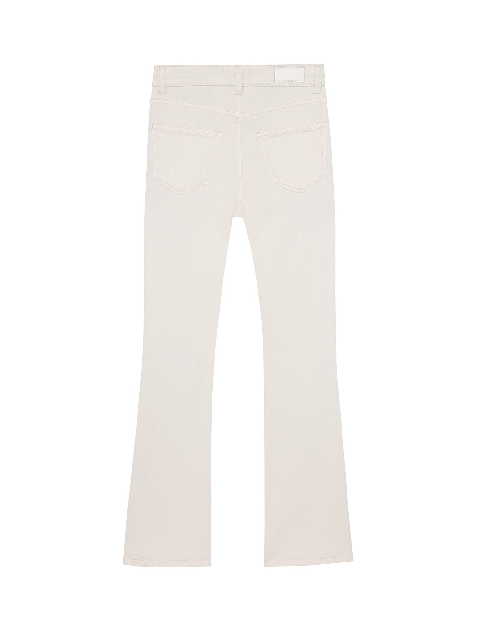 DL1961 Kids girls' Claire bootcut jeans in Sugar Cookie, ghost product image, back view