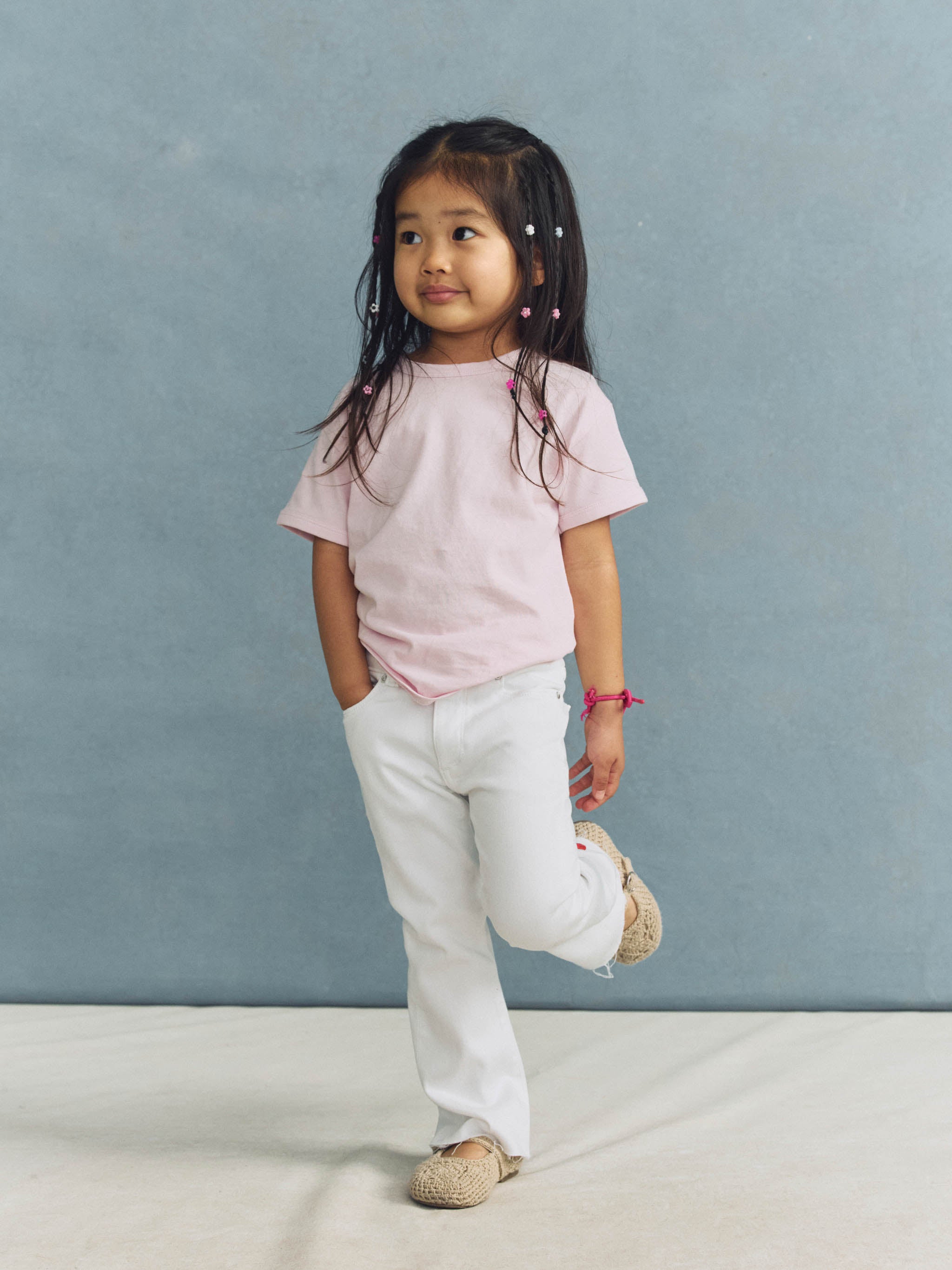 Claire Boot Crop Jeans | White Raw