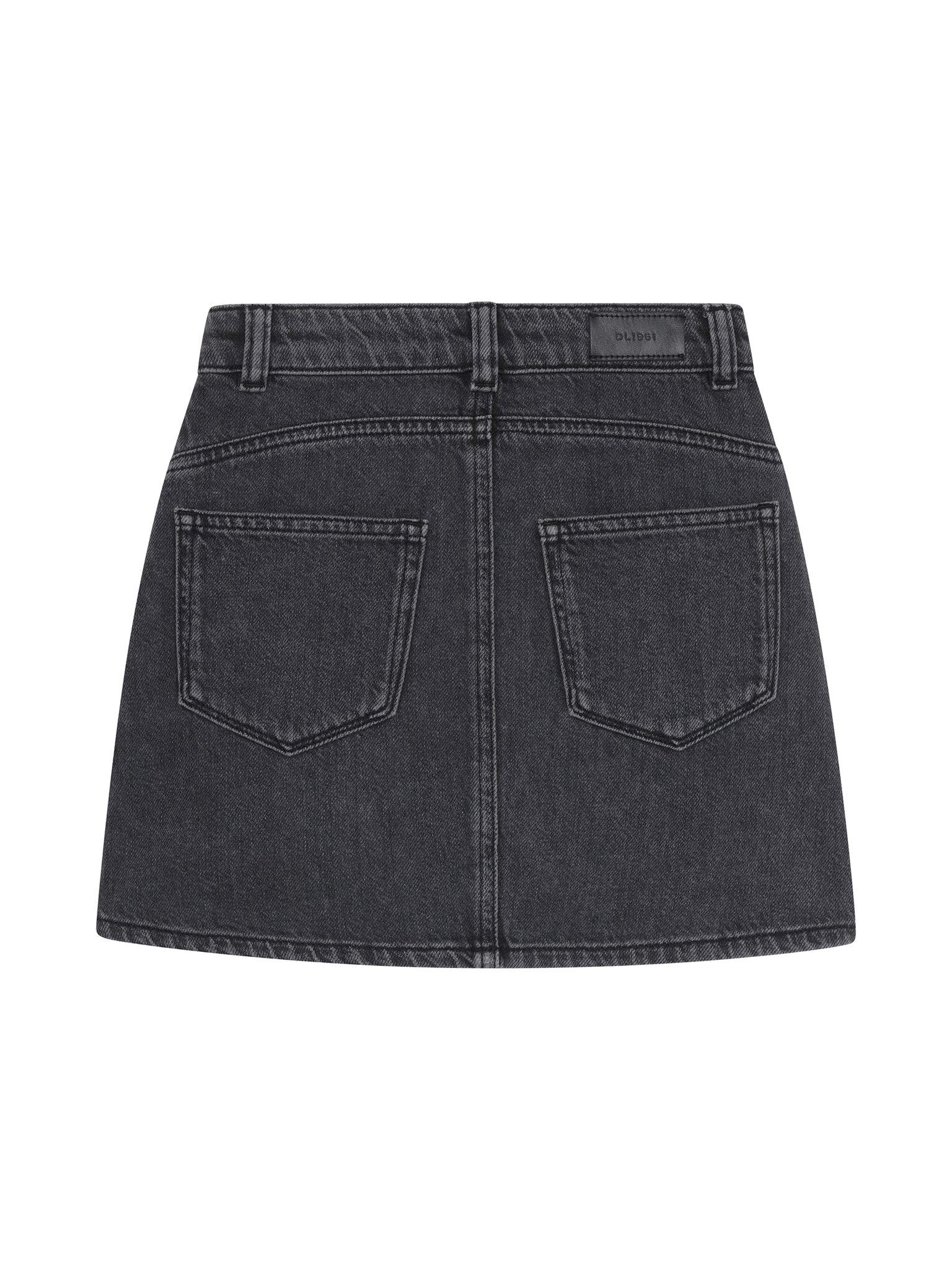 DL1961 Kids girls' Lane skirt in Nightshade Lace, ghost product image, back view