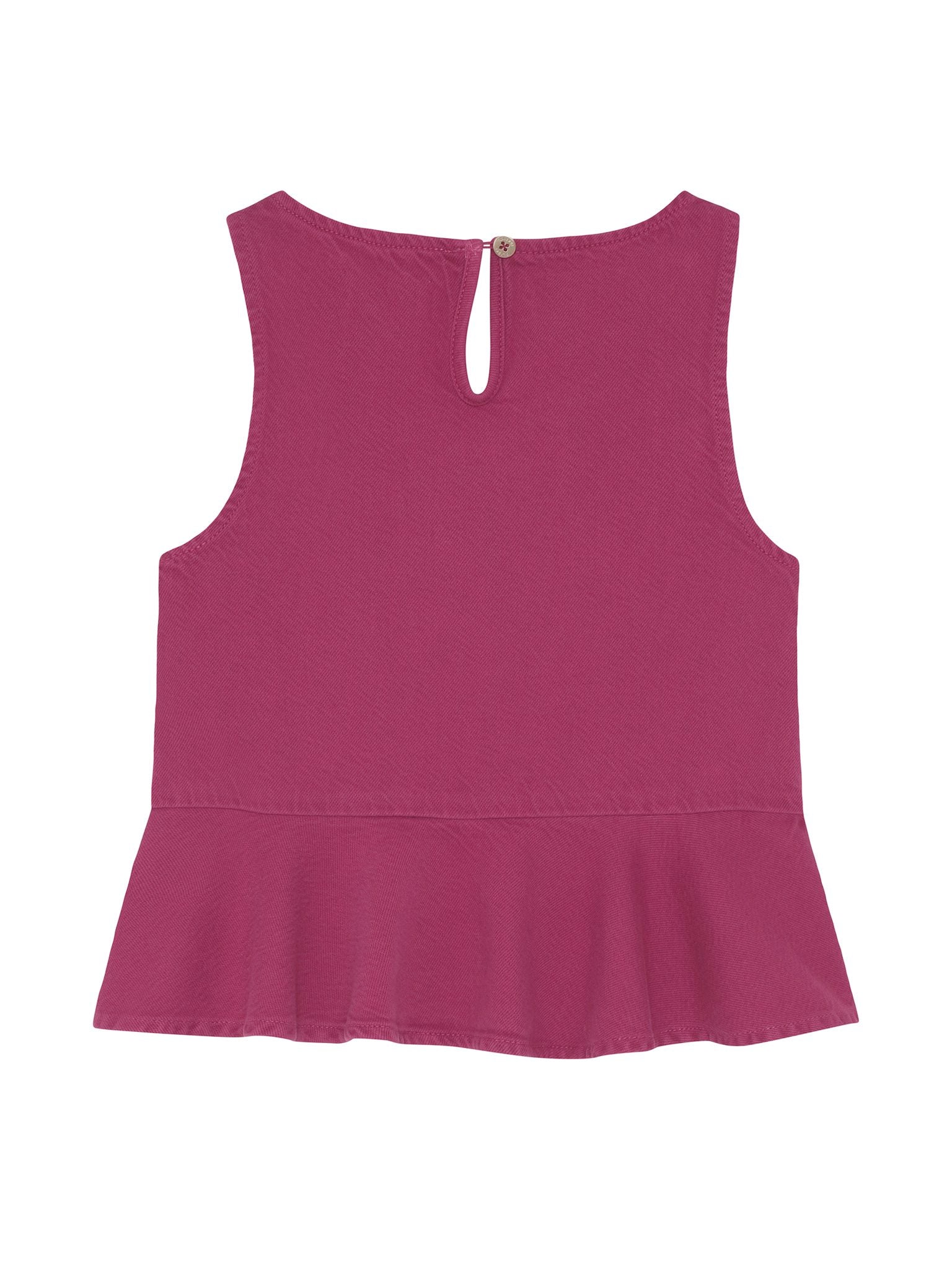 DL1961 Kids girls' Hana top in Sugar Blush, ghost product image, back view