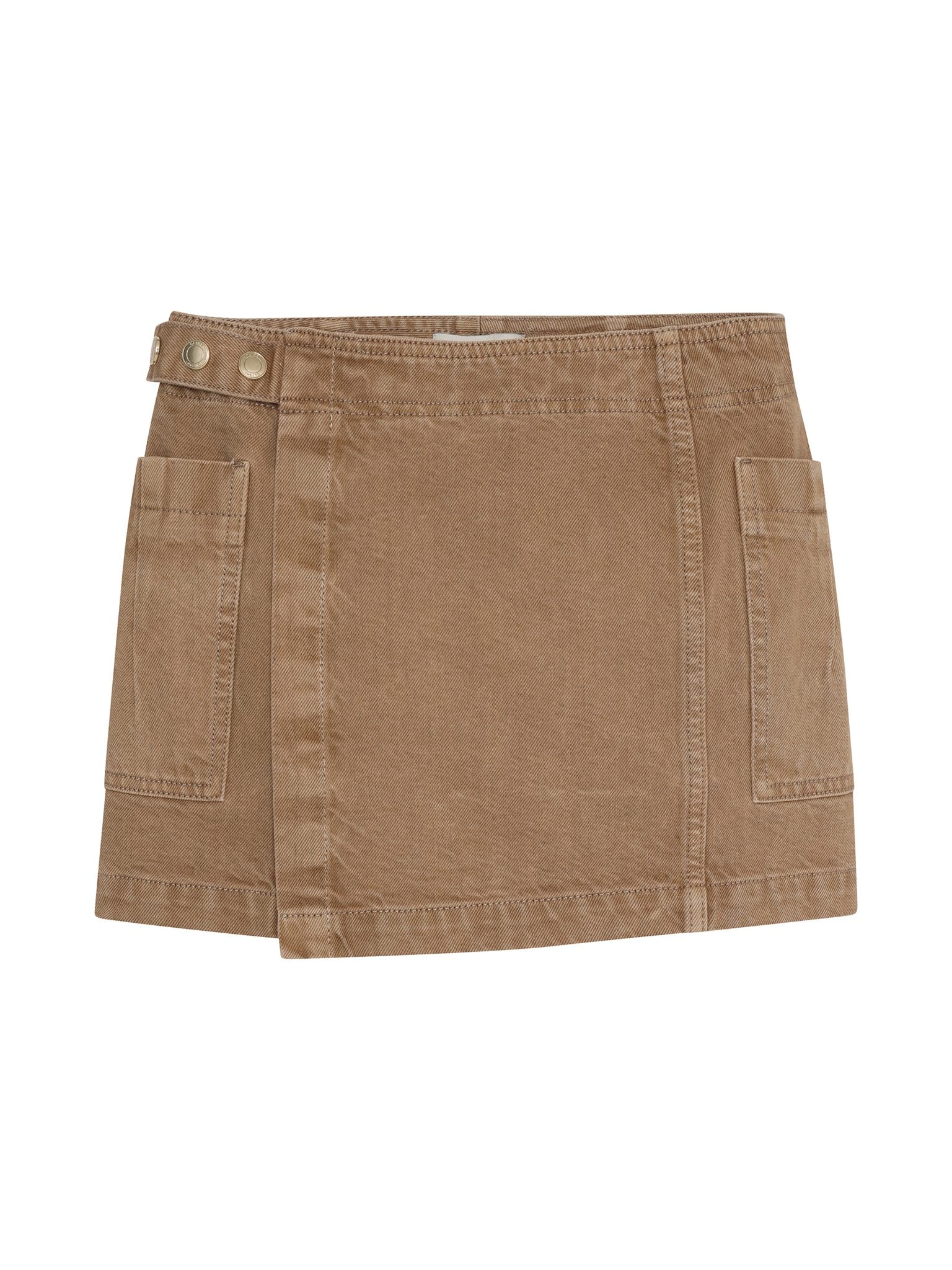 DL1961 Kids girls' Selina skirt in Savannas, ghost product image, front view