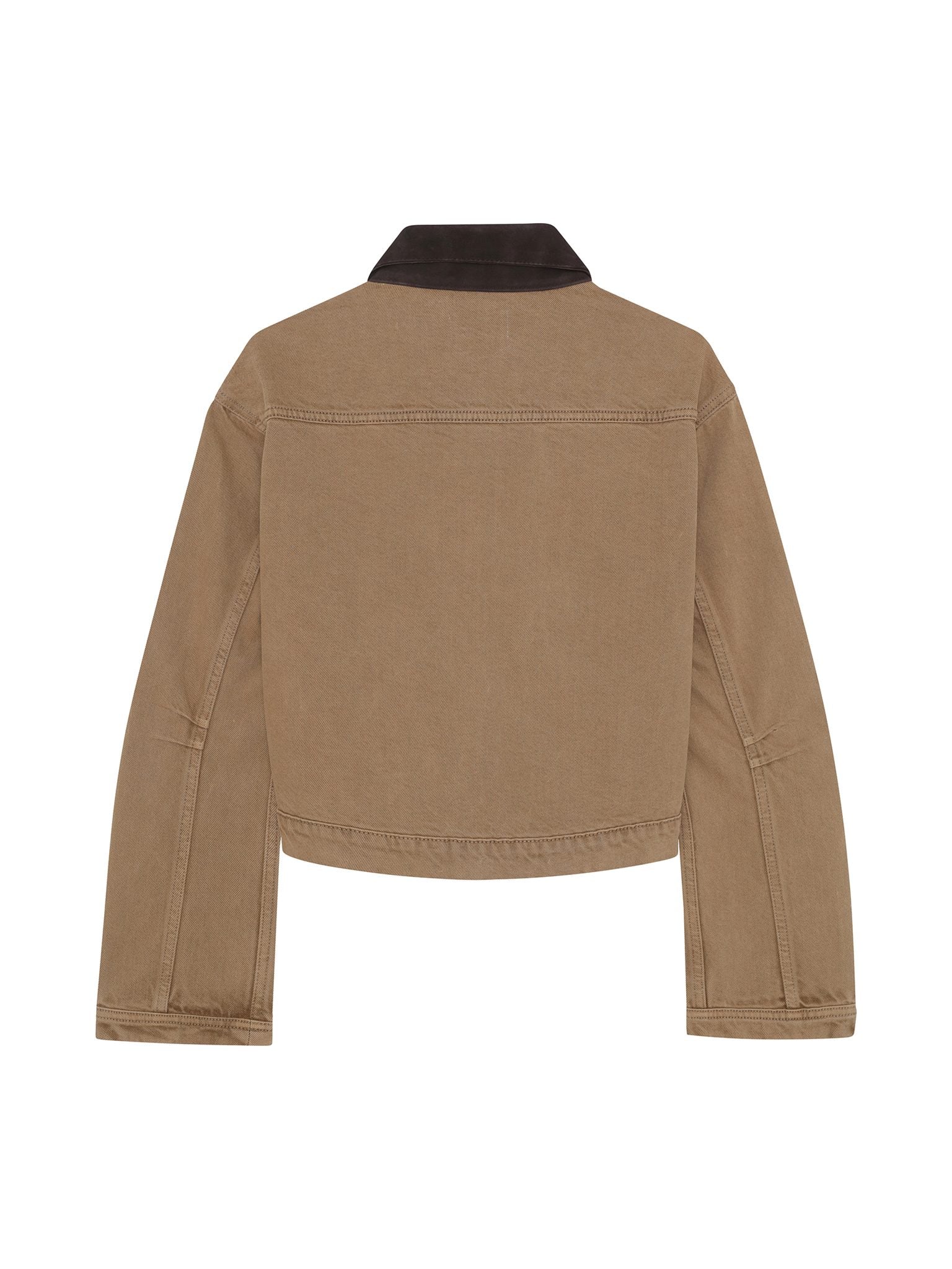 DL1961 Kids girls' Reese jacket in Savannas, ghost product image, back view