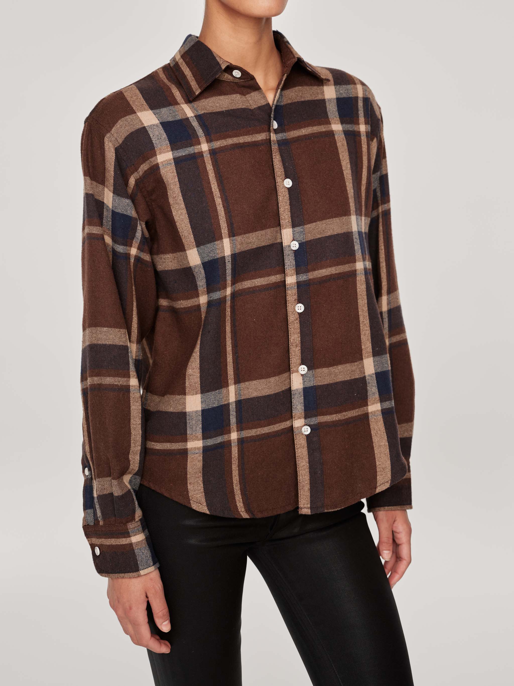 Thelma Shirt | Brown Plaid