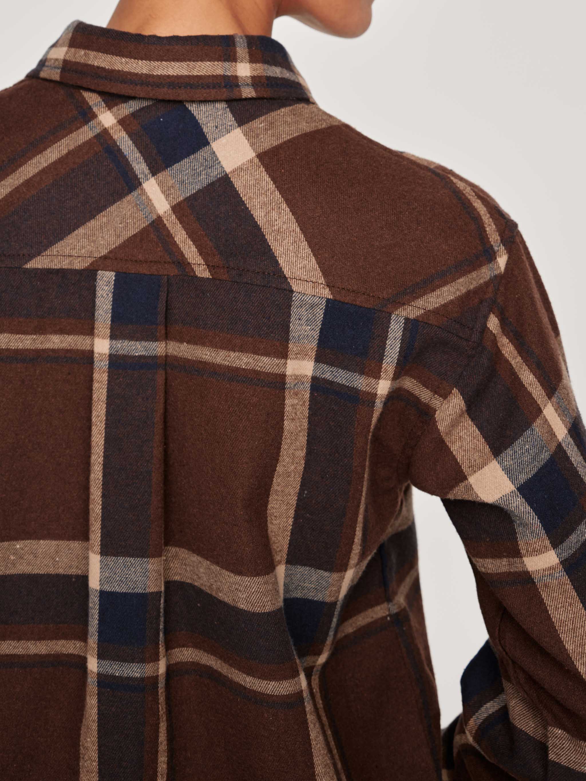 Thelma Shirt | Brown Plaid