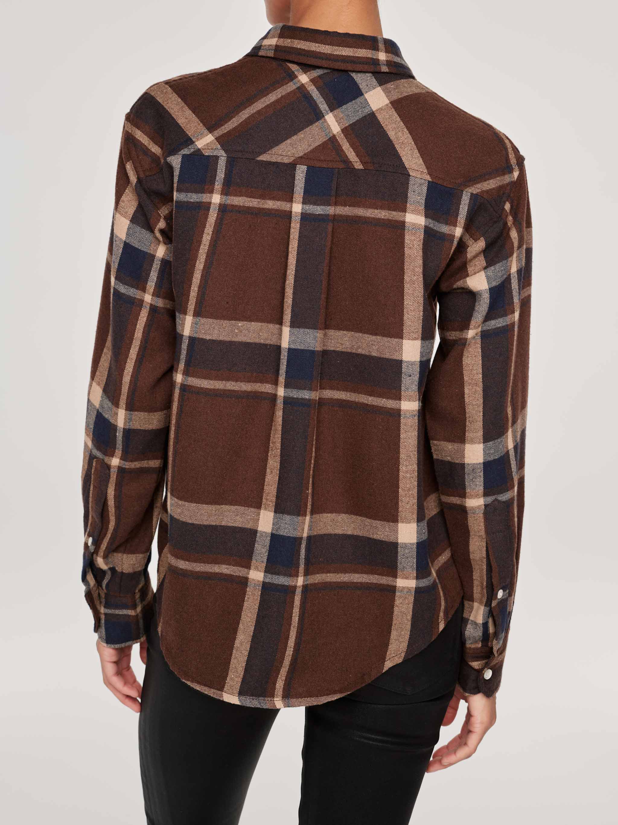 Thelma Shirt | Brown Plaid