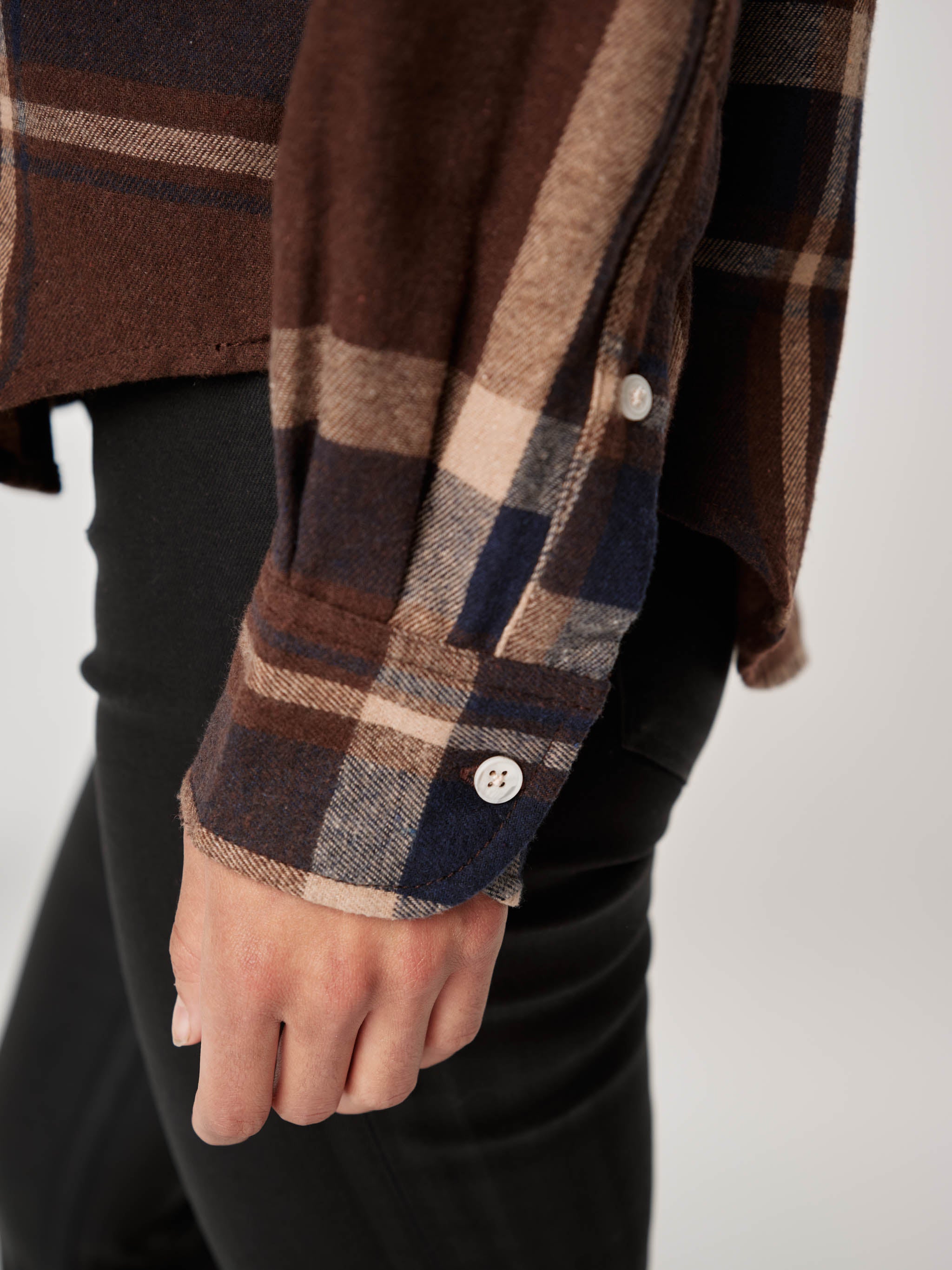 Thelma Shirt | Brown Plaid