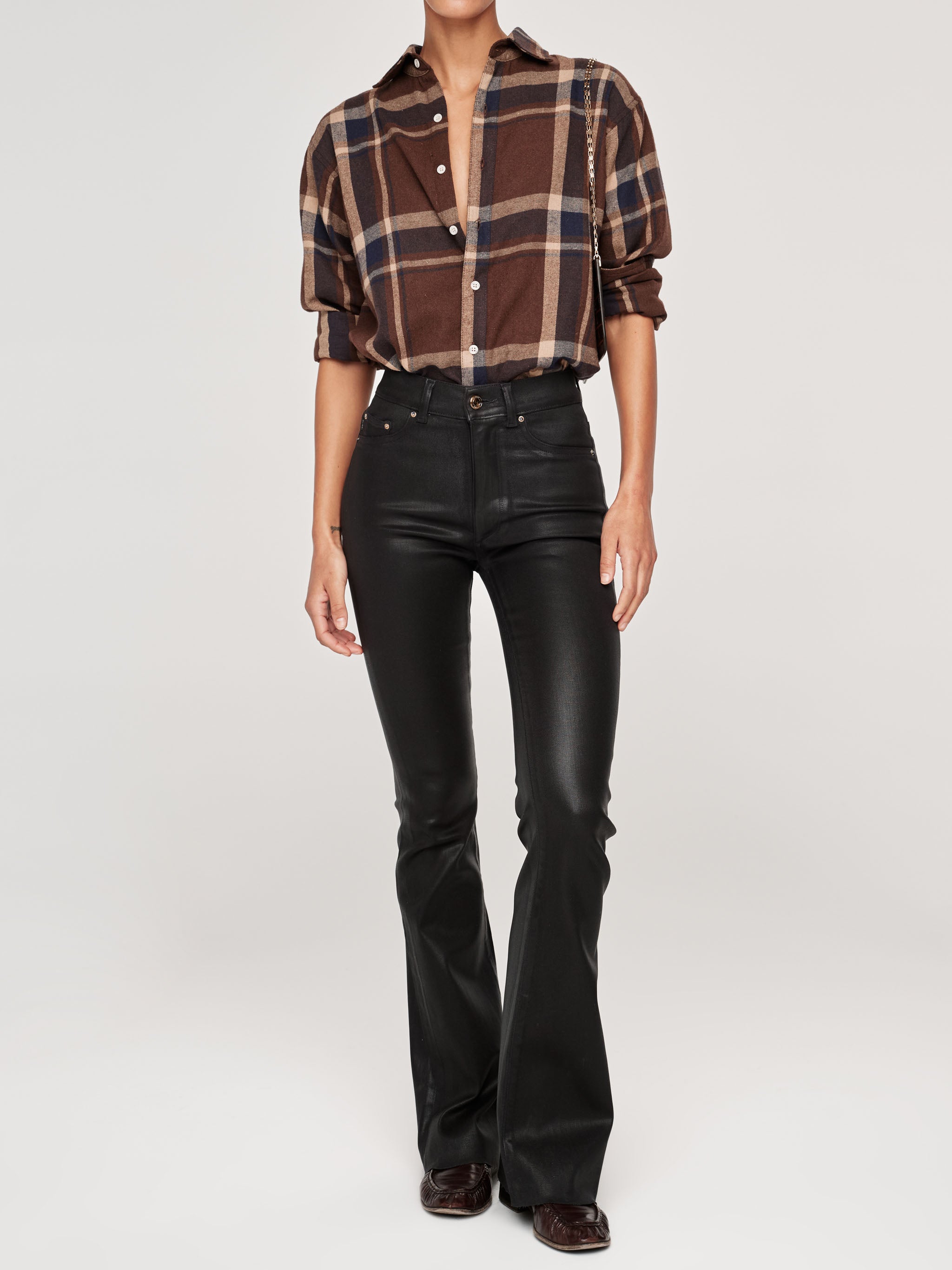 Thelma Shirt | Brown Plaid