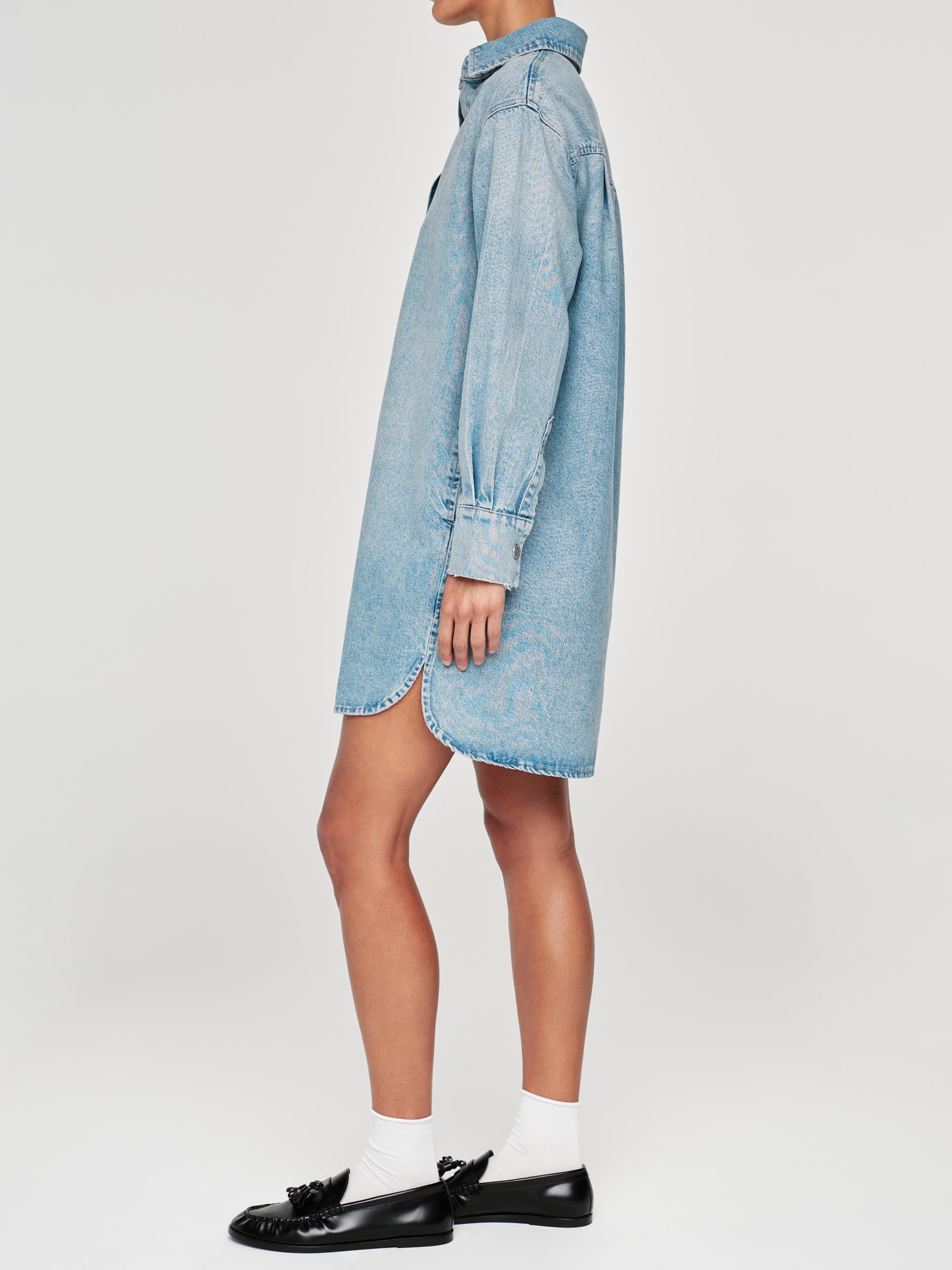 Faye Shirt Dress | Aged Mid