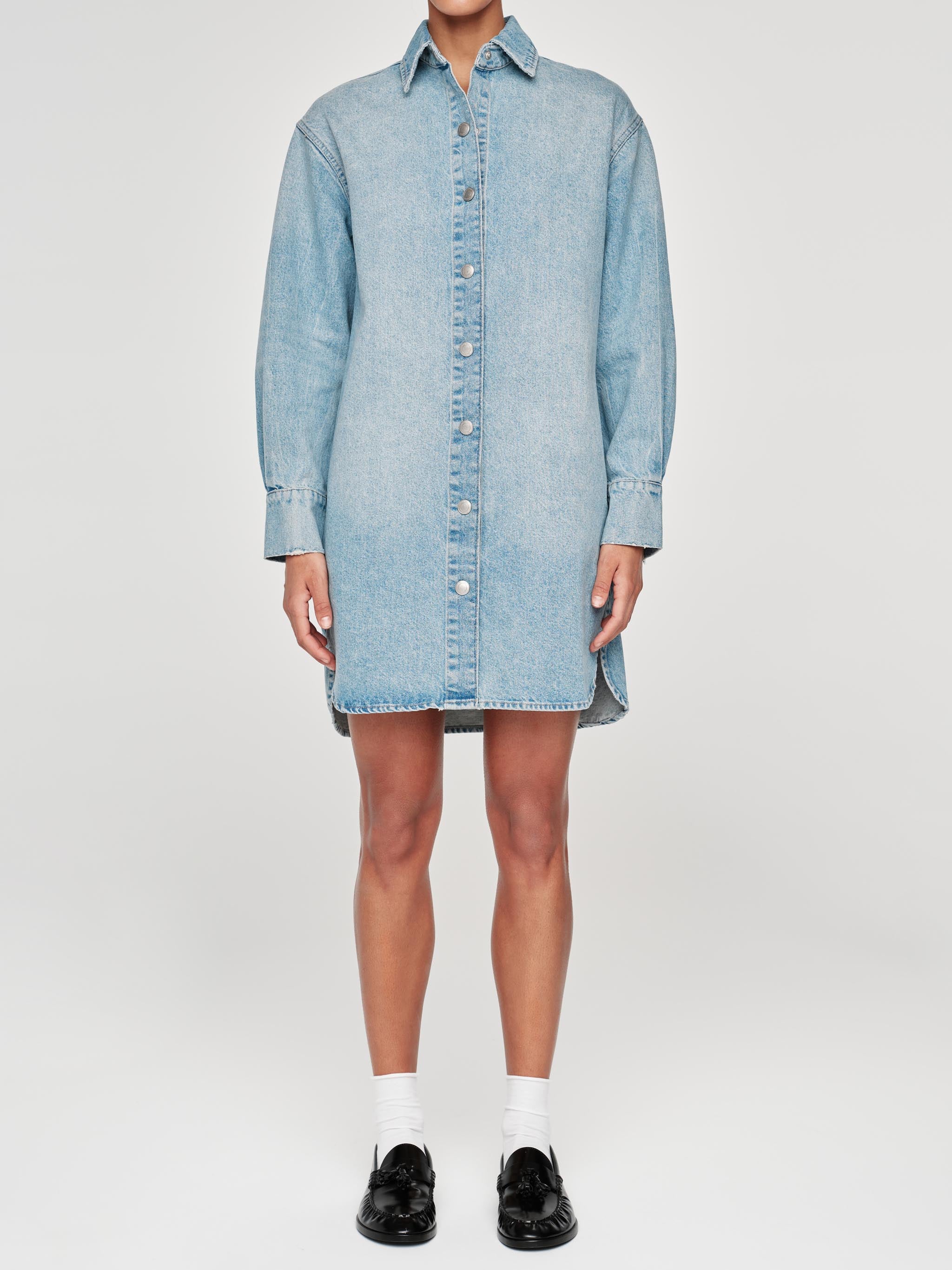 Faye Shirt Dress | Aged Mid