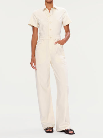 Montauk Jumpsuit | Manilla | DL1961 Premium Denim