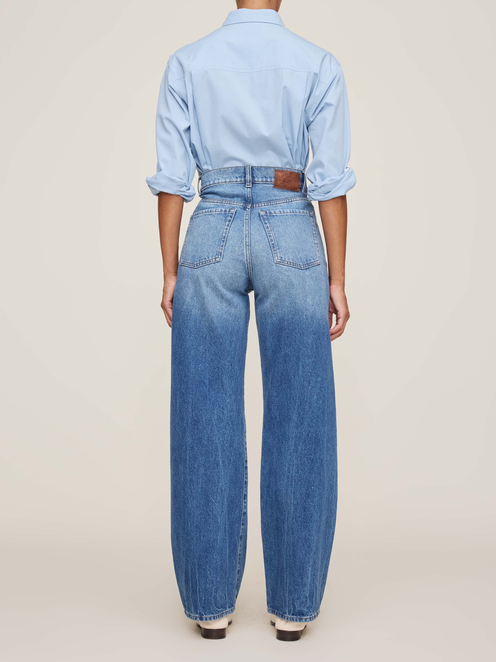 Faye Oversized Shirt | Lt Blue Poplin