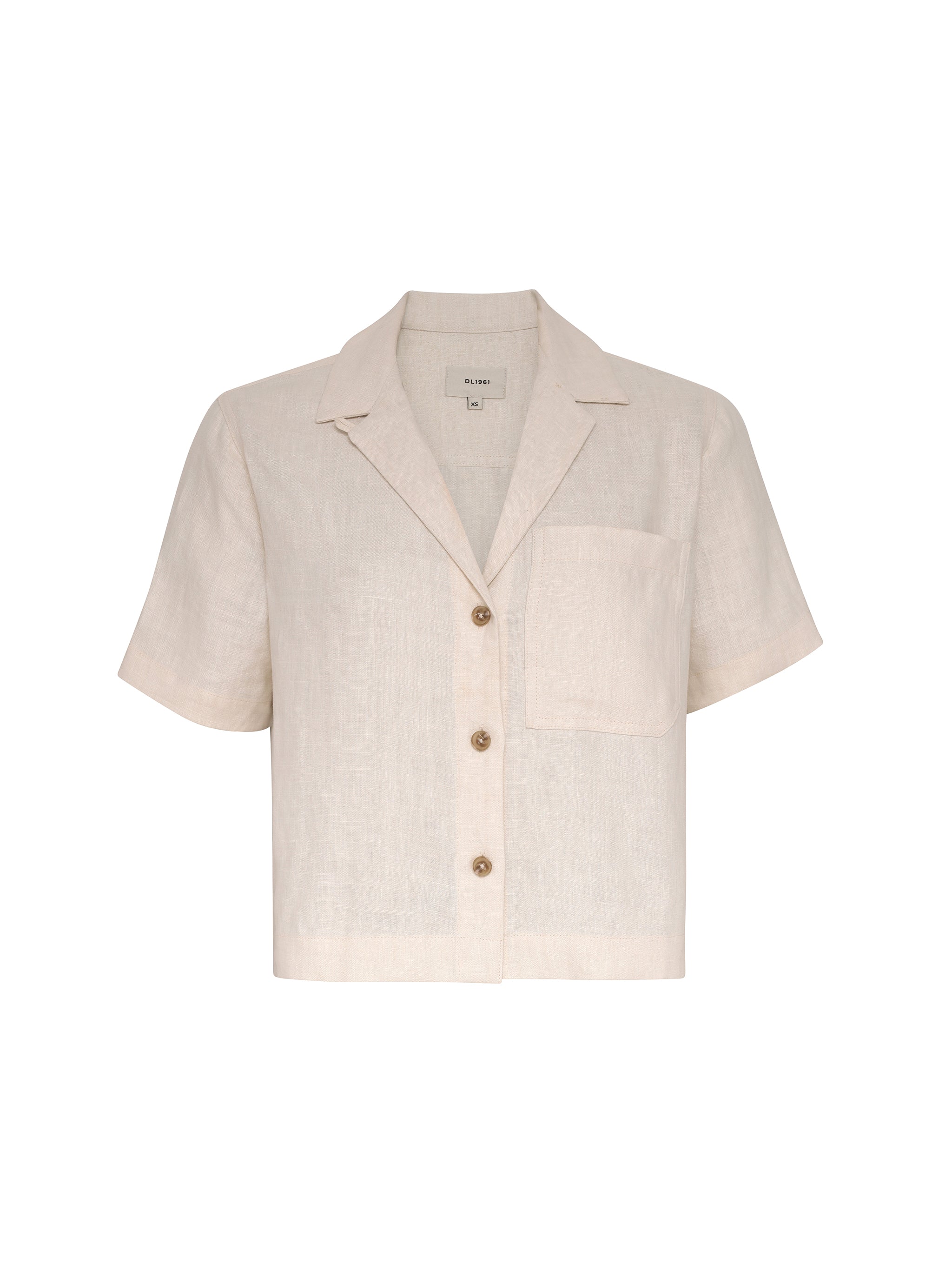 Hampton Shirt Short Sleeve | Flax Linen
