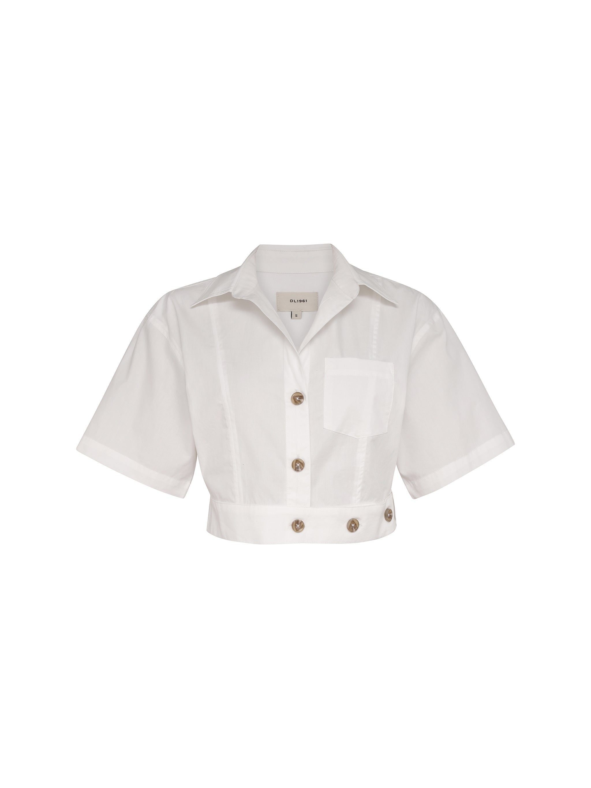 Myla Top | White Poplin
