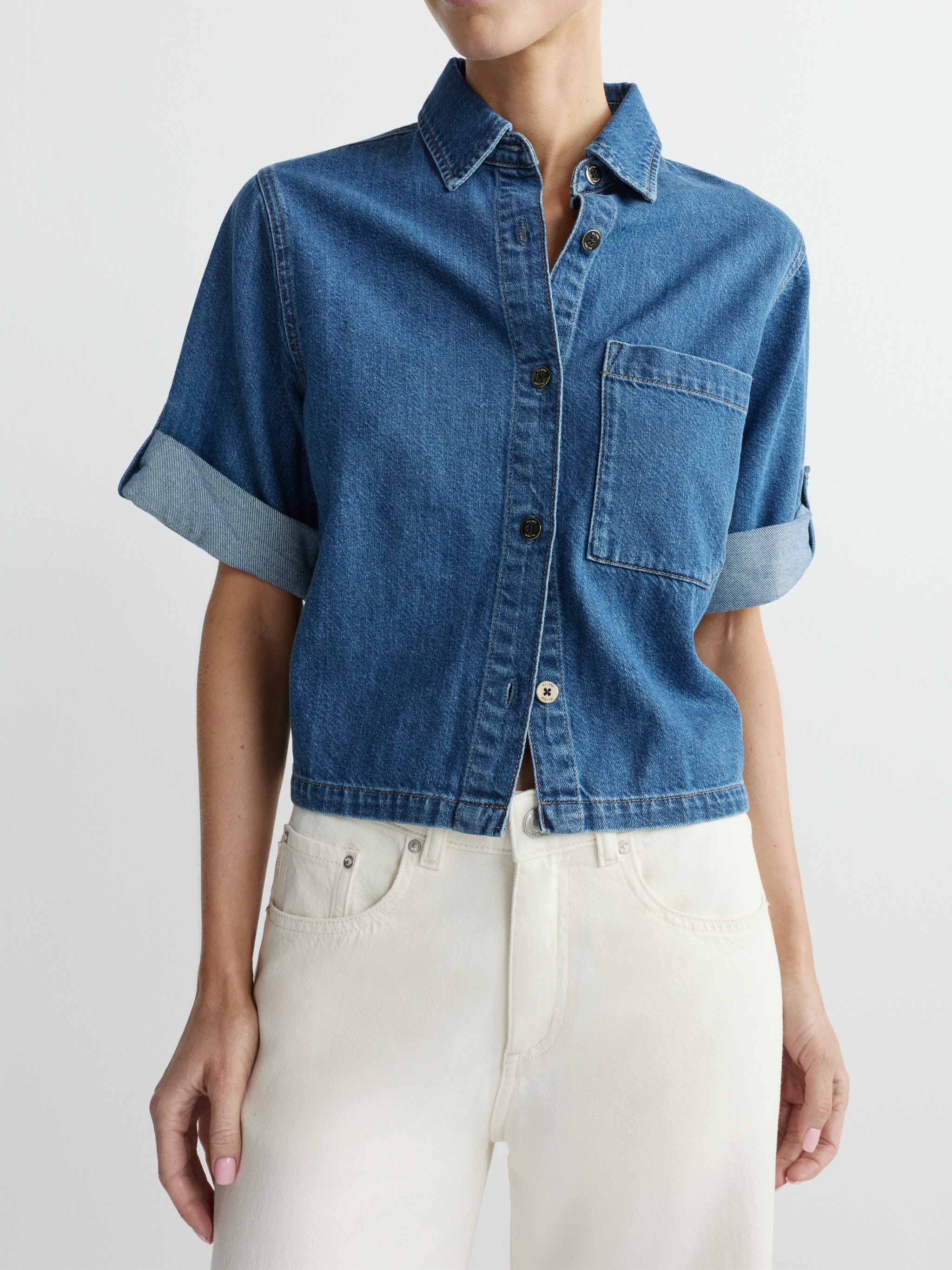 Montauk Shirt Cuffed Sleeve | North Beach