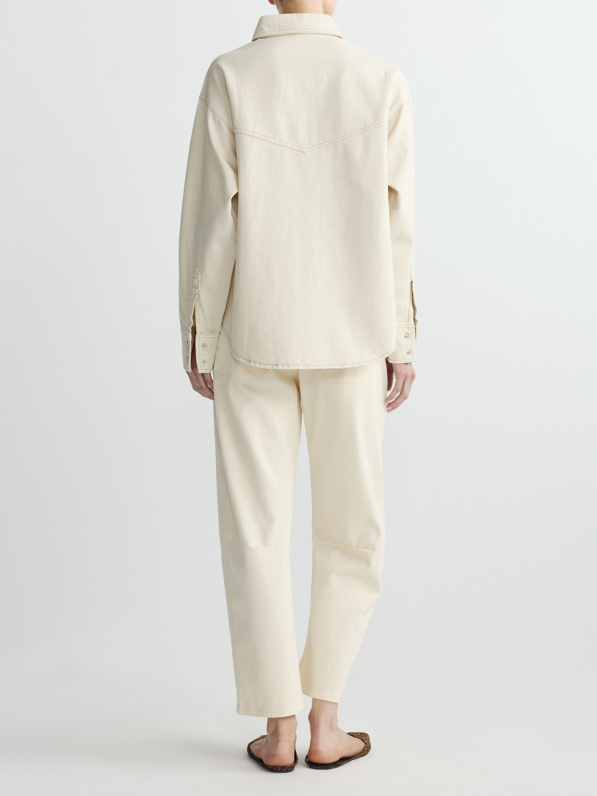 Addison Overshirt | Ecru