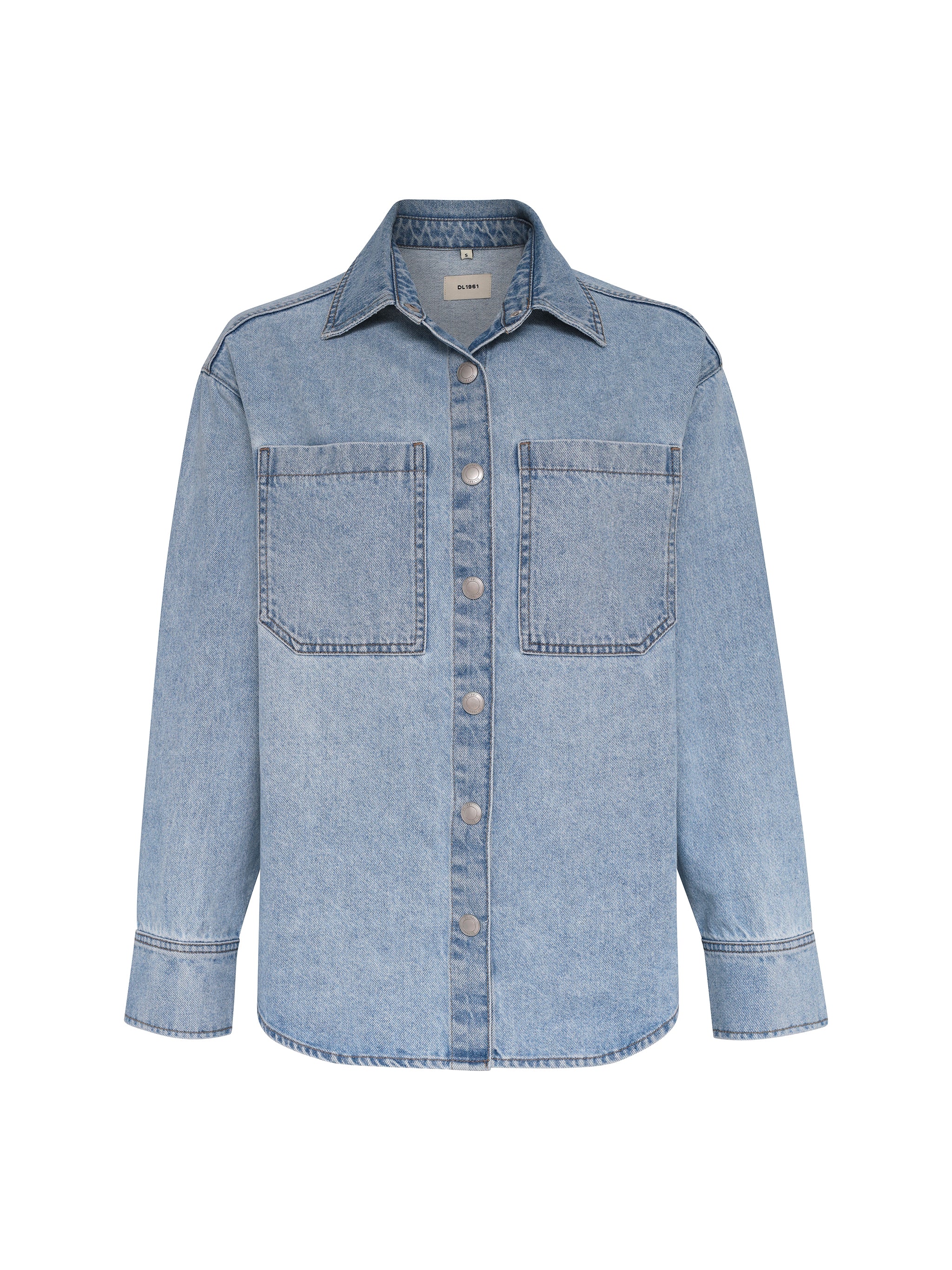 Addison Overshirt | Lt Rain | DL1961 Premium Denim