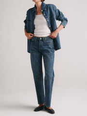 x Olympia Addison Overshirt | Royal