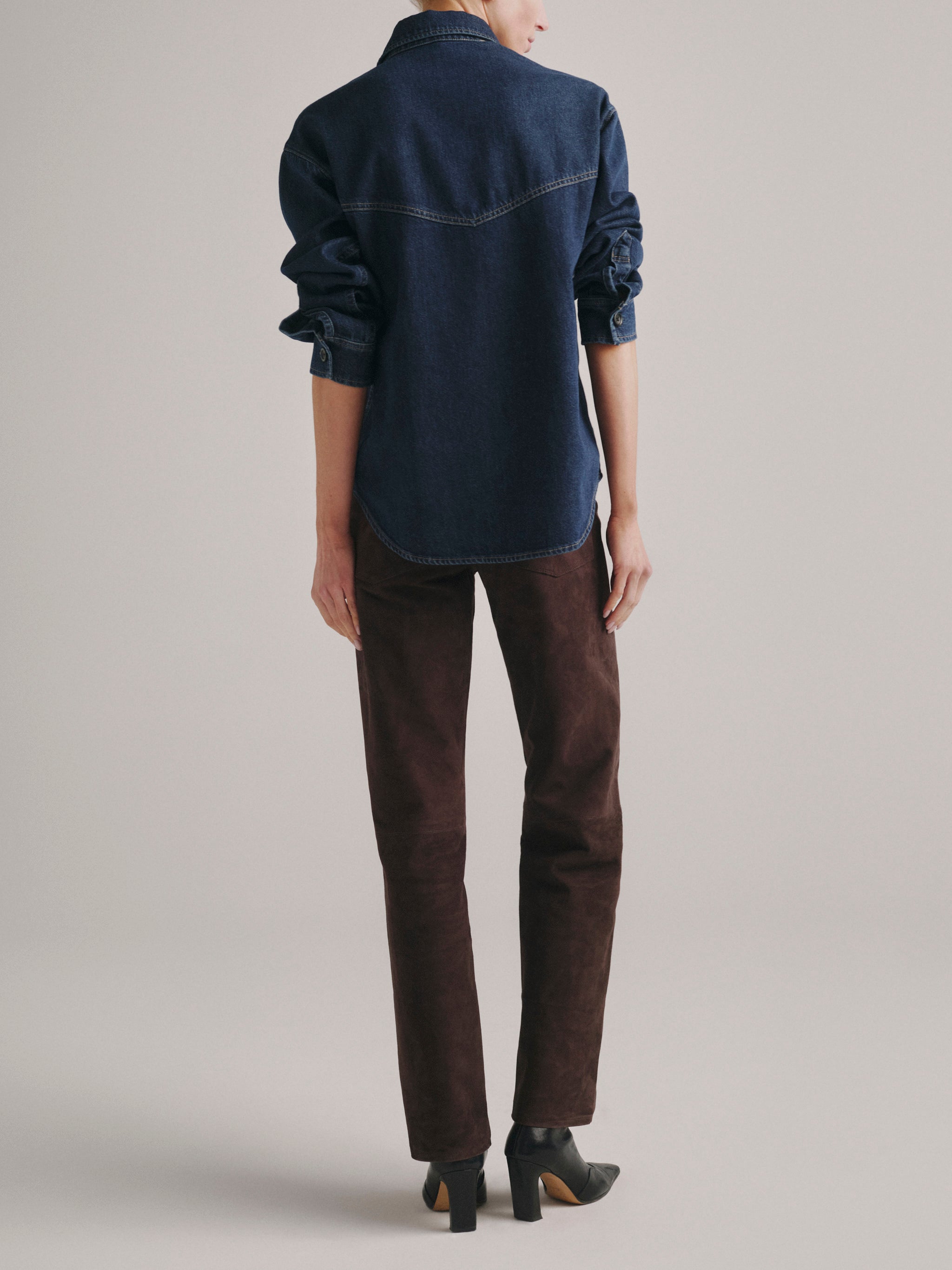 Addison Denim Overshirt | Inkwell Aura