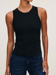 Racer Tank Instasculpt™ Rib | Black