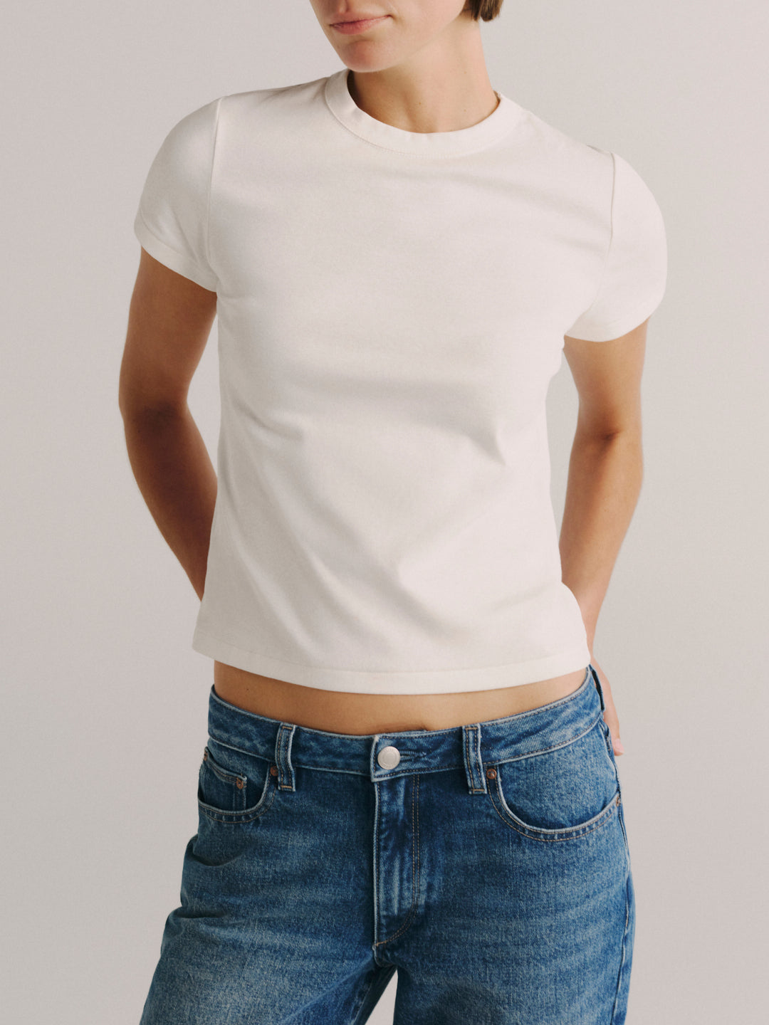 Shrunken Tee | White