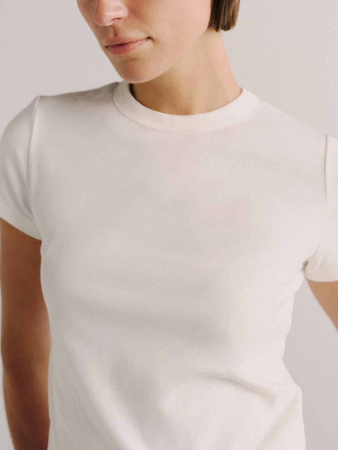Shrunken Tee | White
