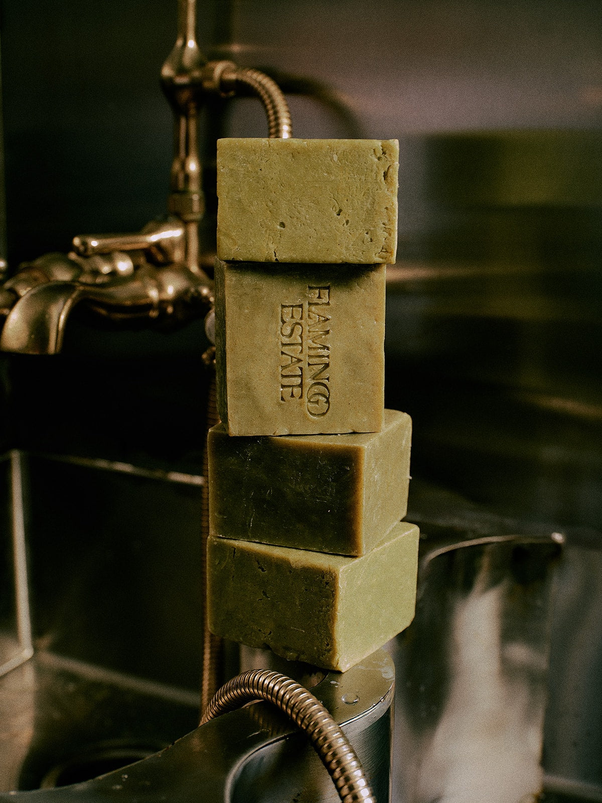 Flamingo Estate Rosemary Green Leaf Parsley Soap Brick