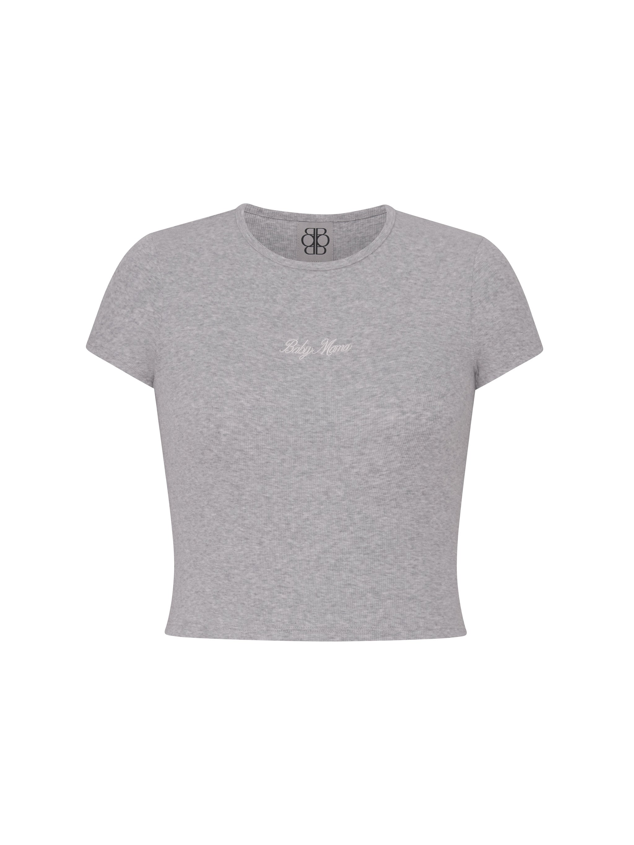 Bumpsuit Baby Mama Tee | Heather Grey
