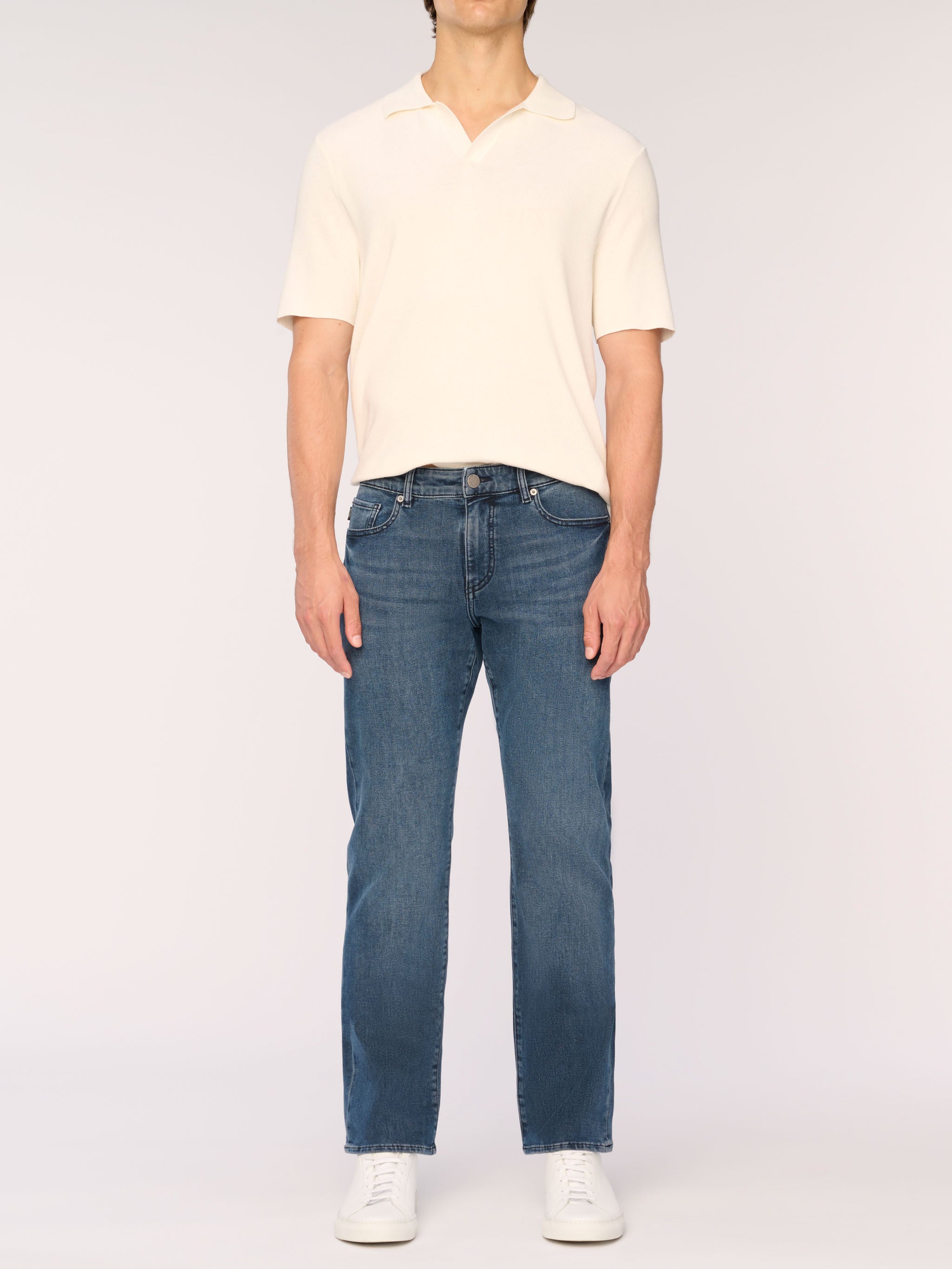 Russell Slim Straight Jeans | Riverside (Dark Indigo)