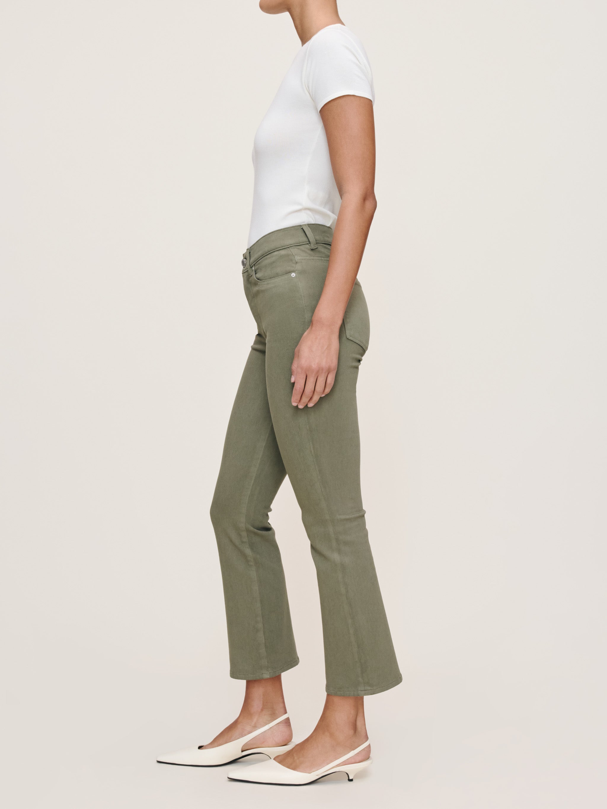 Bridget Boot High Rise Instasculpt™ Crop Jeans | Fern