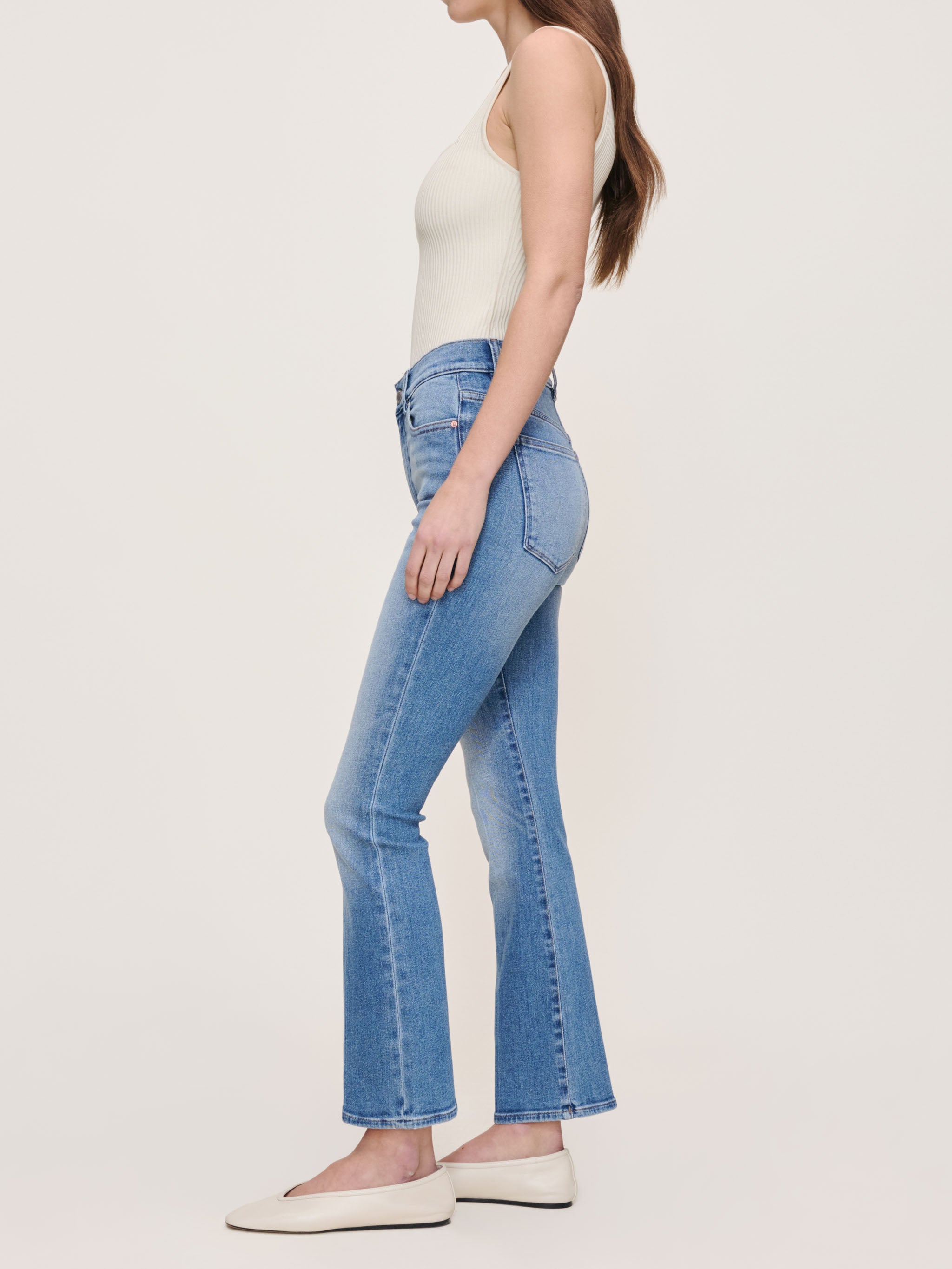 Bridget Boot High Rise Instasculpt™ Crop Jeans | Spring Creek