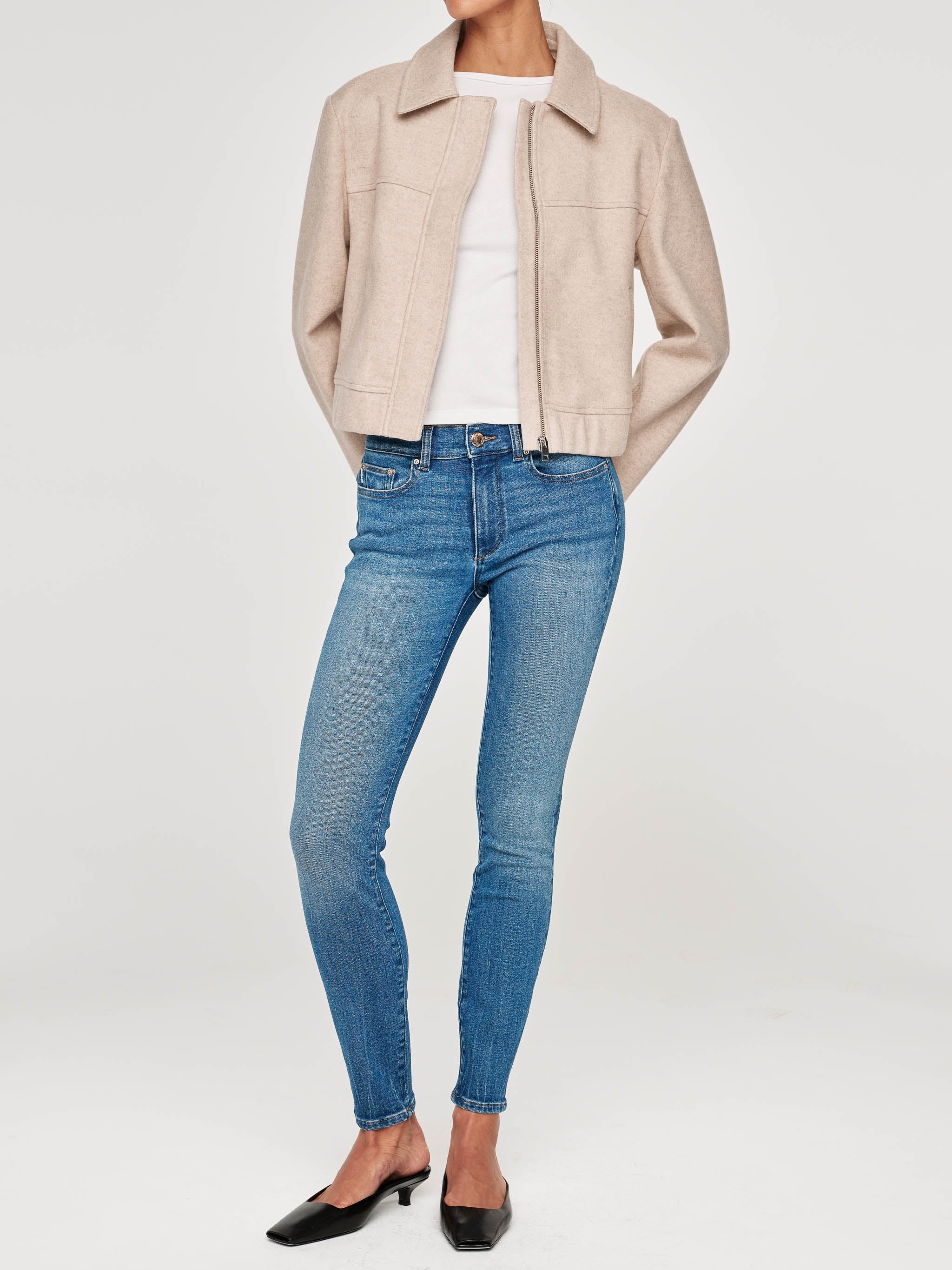 Florence Skinny Mid Rise Instasculpt Ankle Jeans | Palm Springs