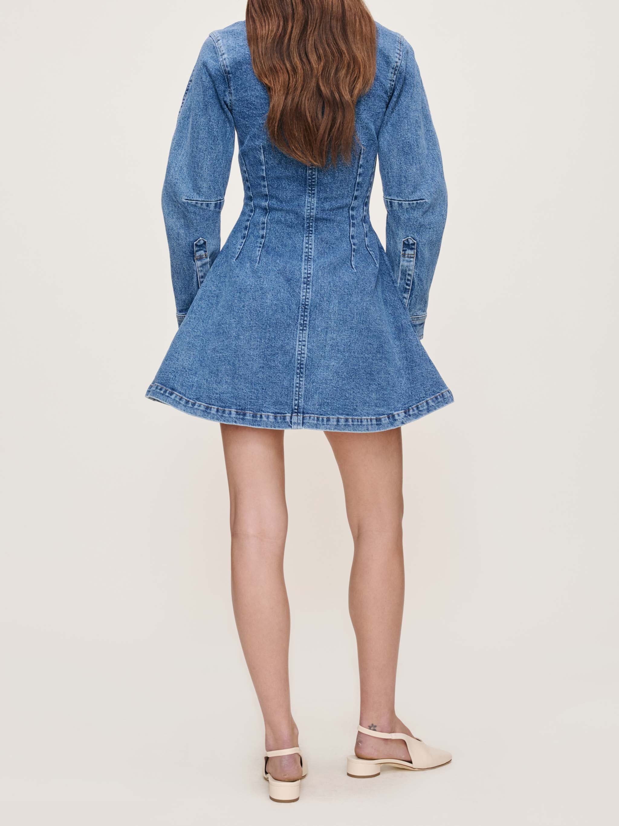 Joice Dress Long Sleeve Mini | Date Night | DL1961 Premium Denim Joice Dress Long Sleeve Mini | Date Night | DL1961 Premium Denim