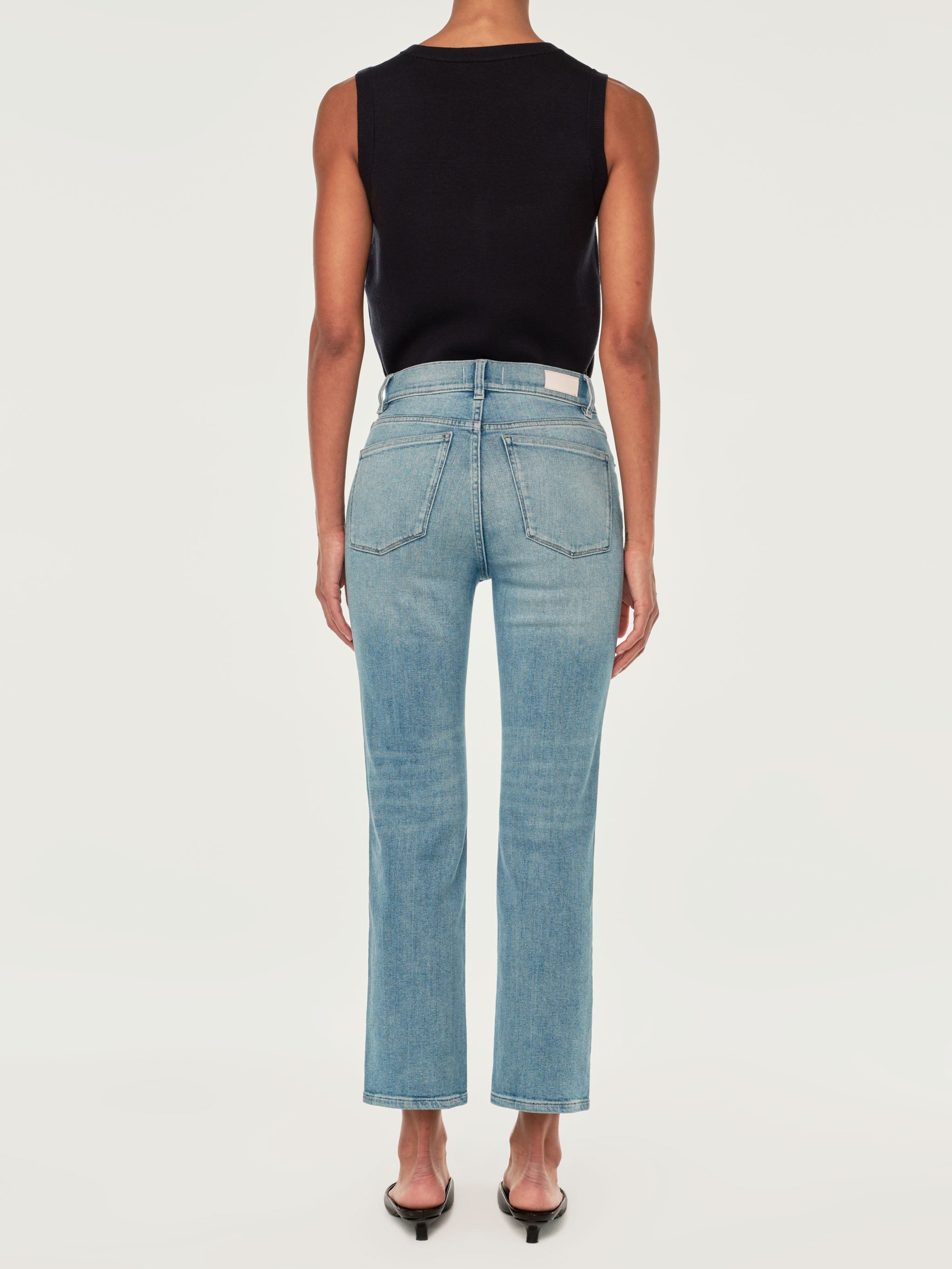 Patti Straight High Rise Ankle Jeans | Ridge