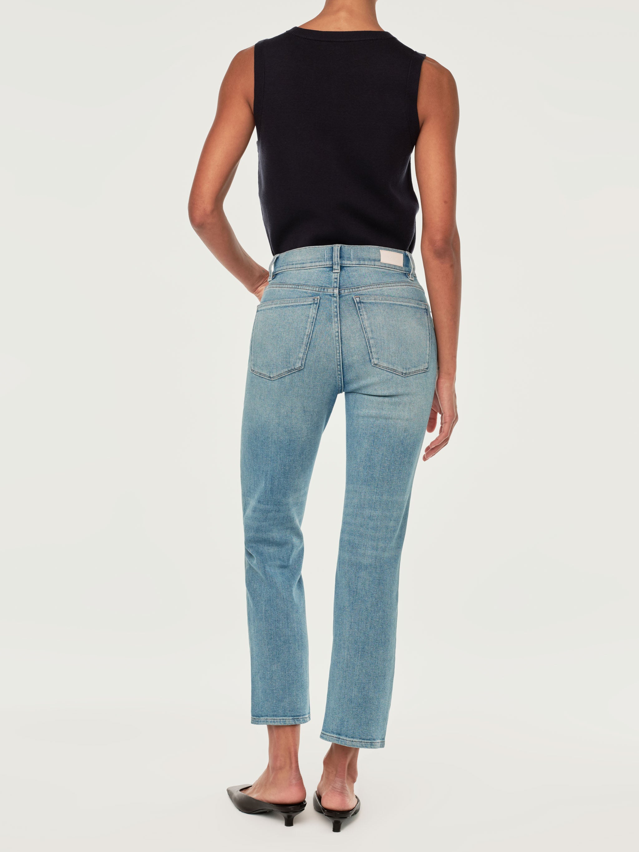 Patti Straight High Rise Ankle Jeans | Ridge