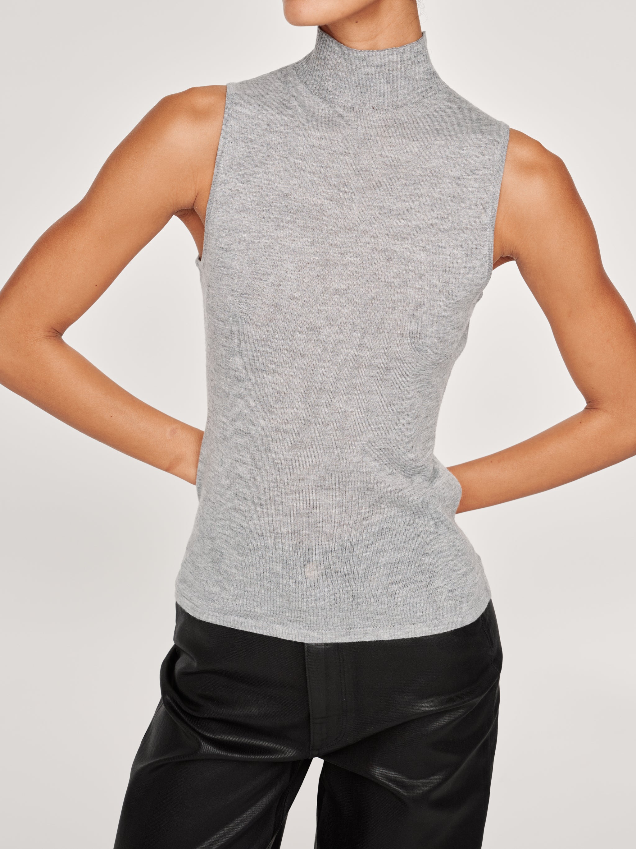 Sleeveless Turtleneck | Ashen